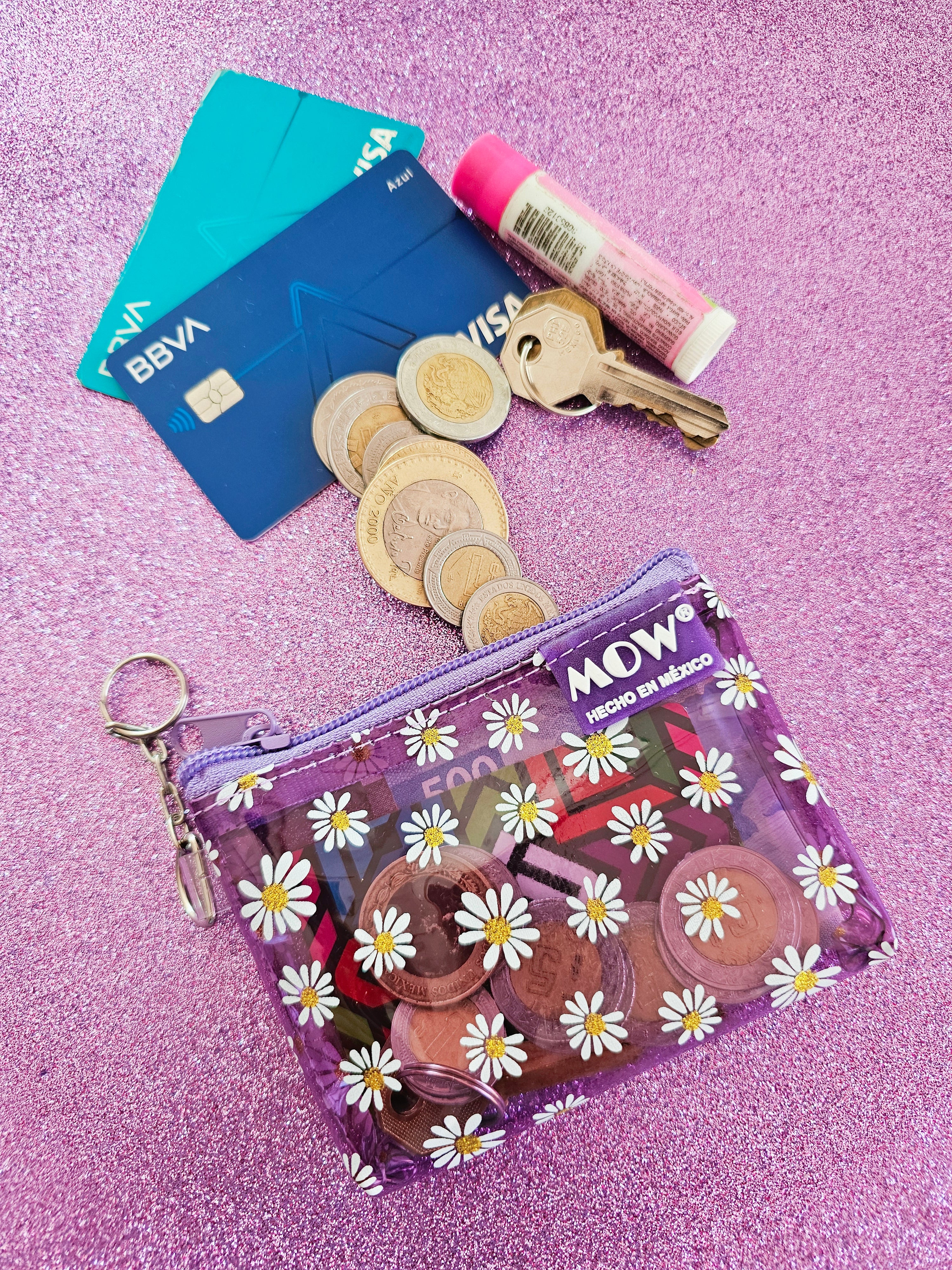 Monedero Neo Lila Margaritas