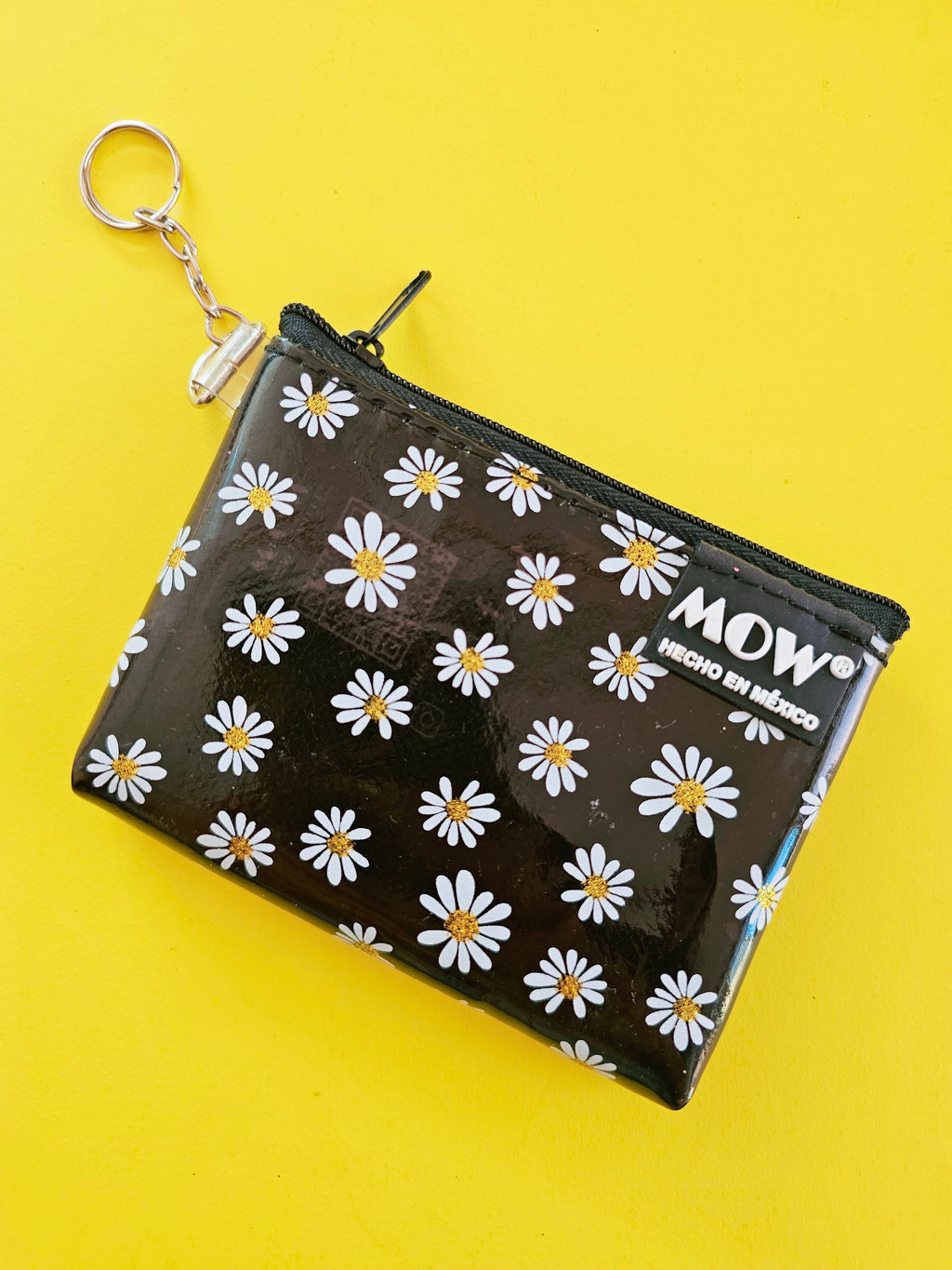 Monedero Neo Negro Margaritas