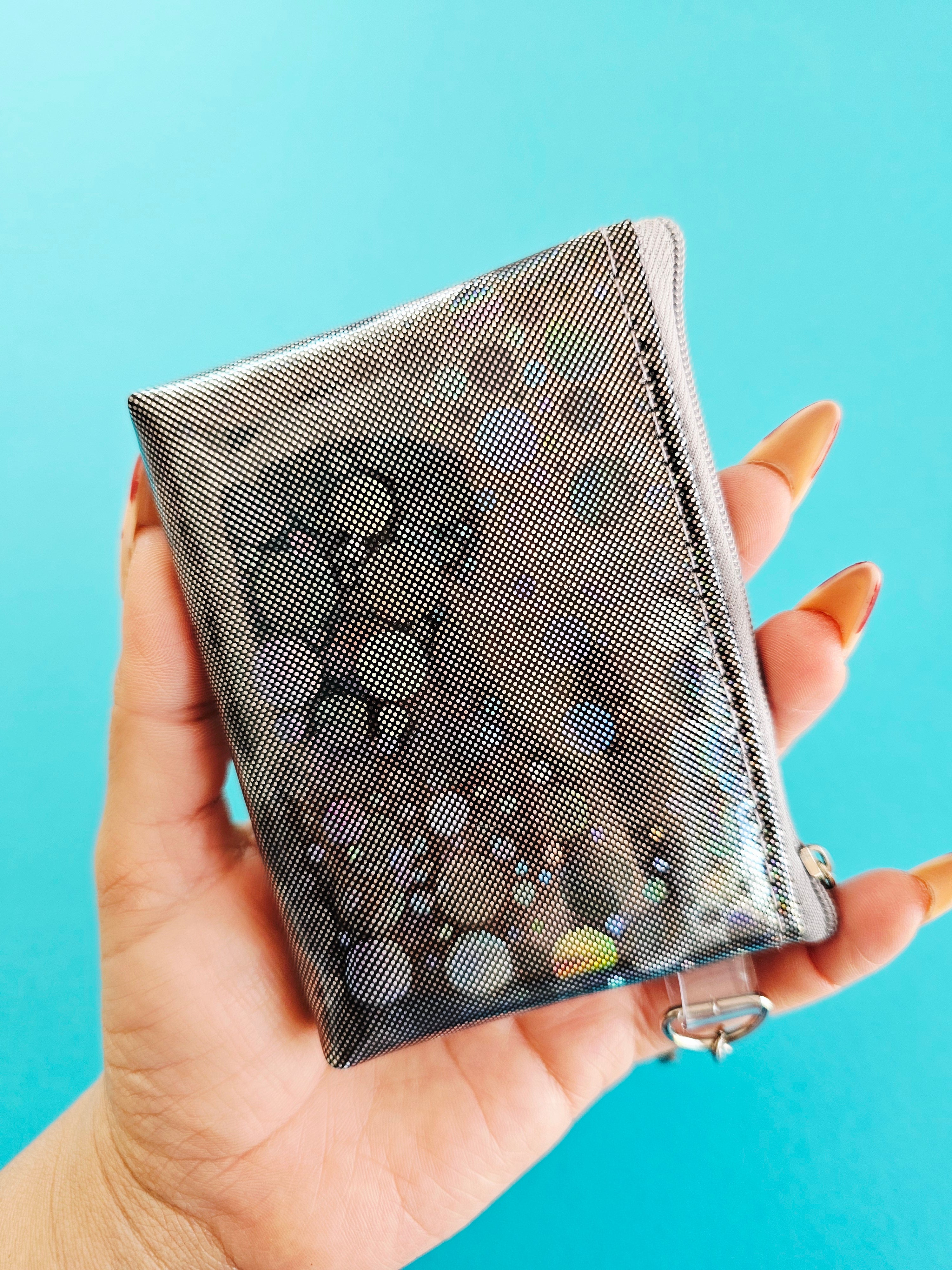 Monedero Neo Gris Diamantes