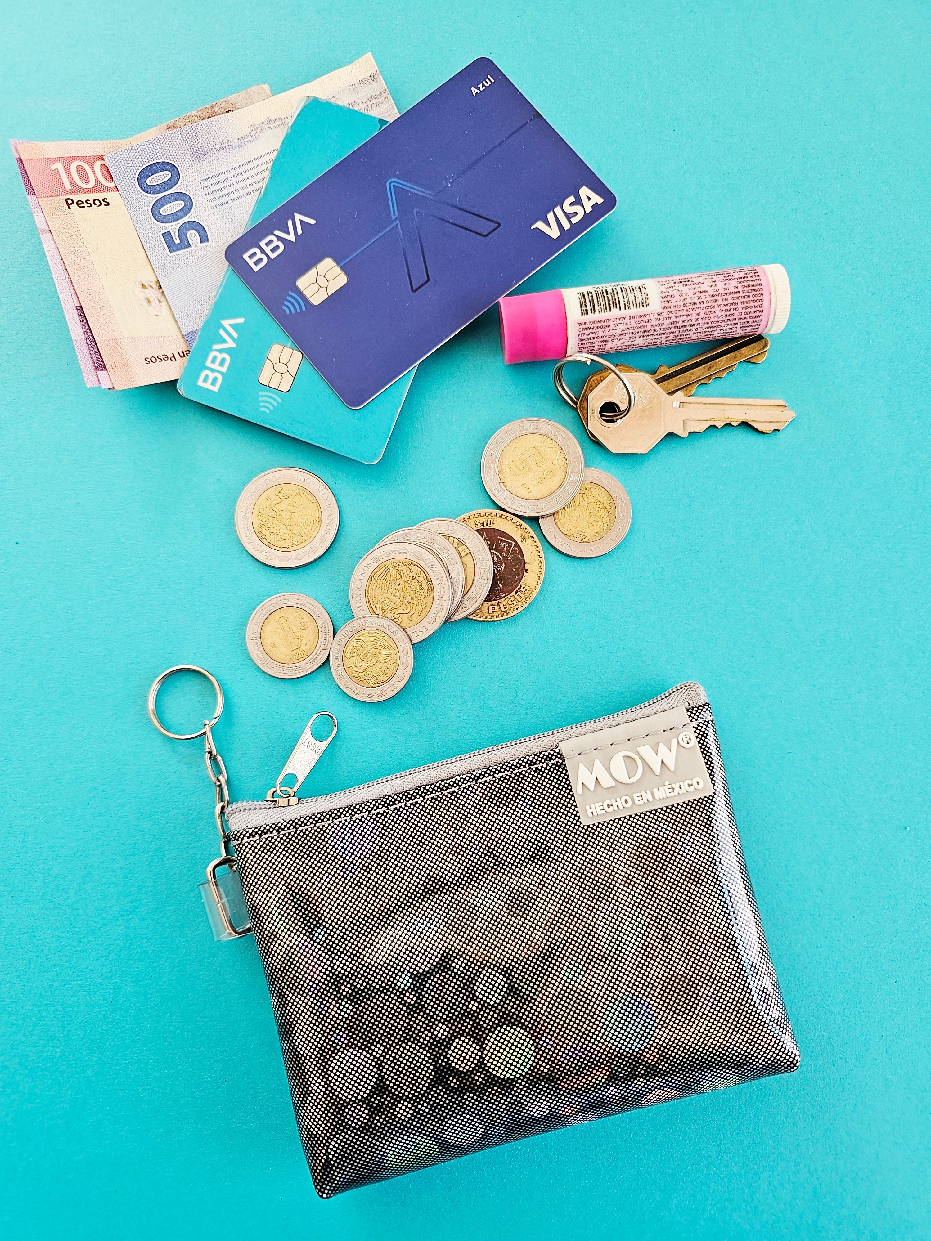 Monedero Neo Gris Diamantes