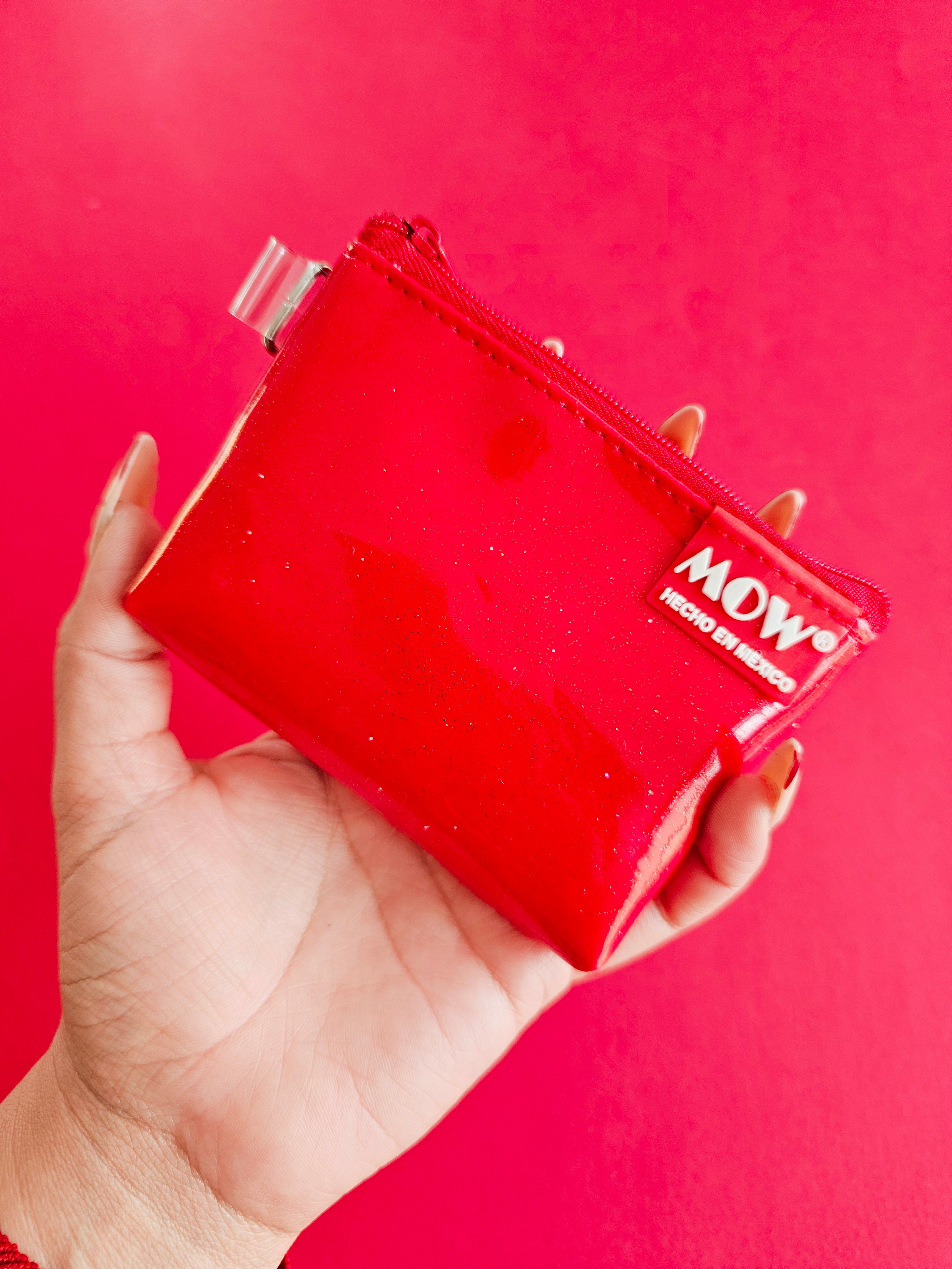 Monedero Neo Rojo Glitter