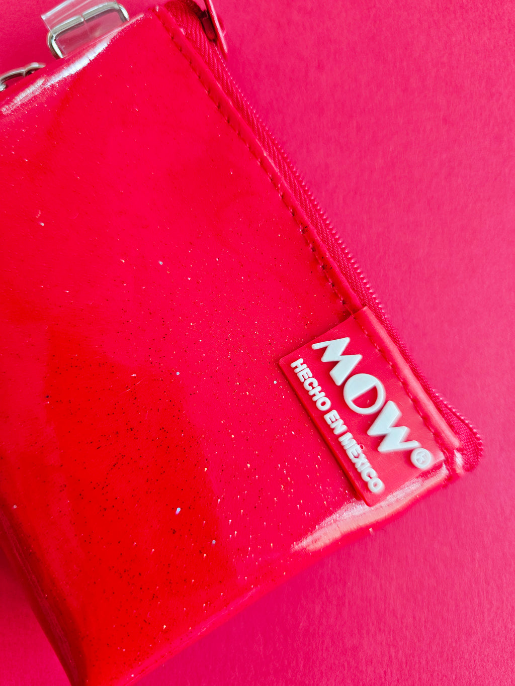Monedero Neo Rojo Glitter