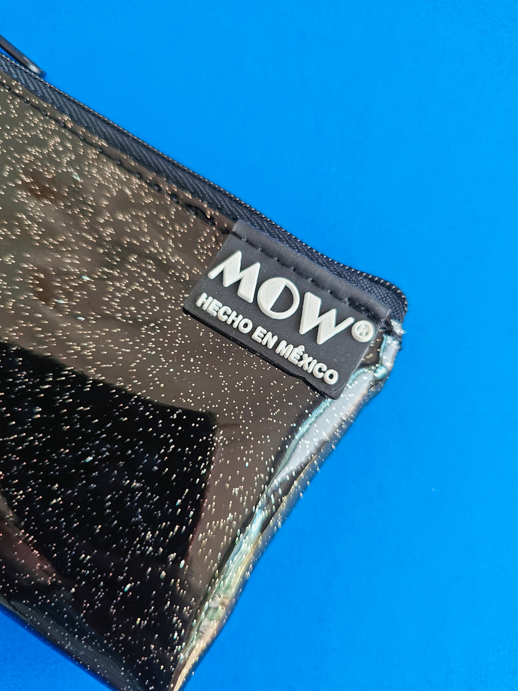 Monedero Neo Negro Glitter