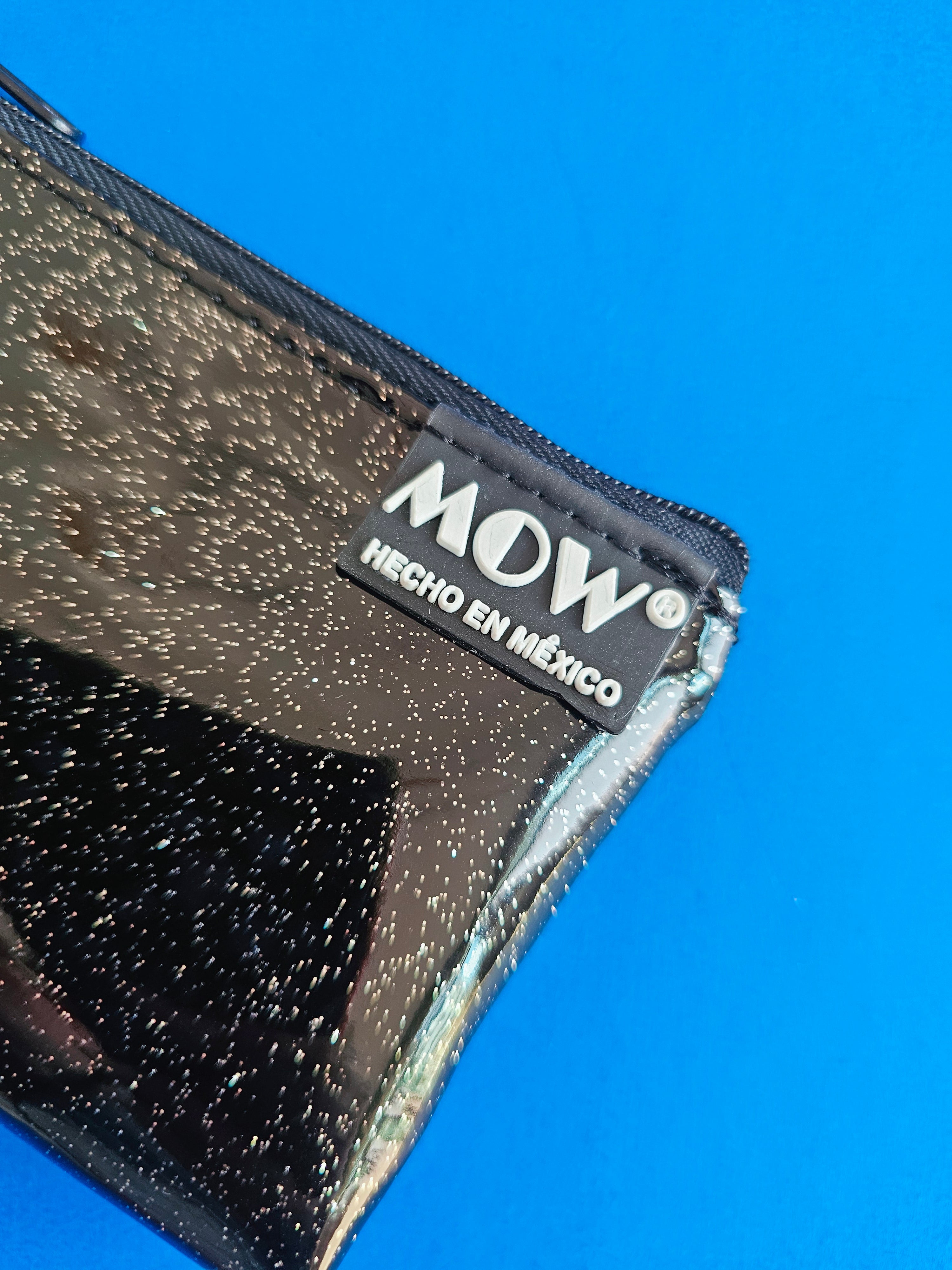 Monedero Neo Negro Glitter