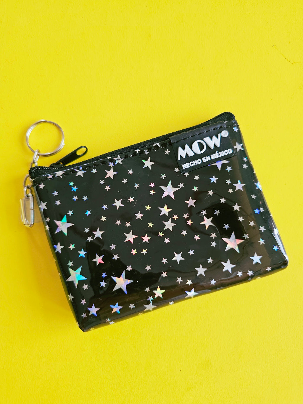 Monedero Neo Negro Estrellas