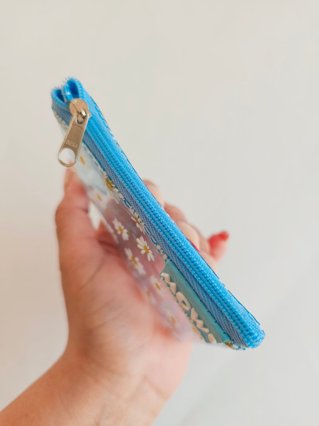 Monedero Neo Azul Claro Margaritas