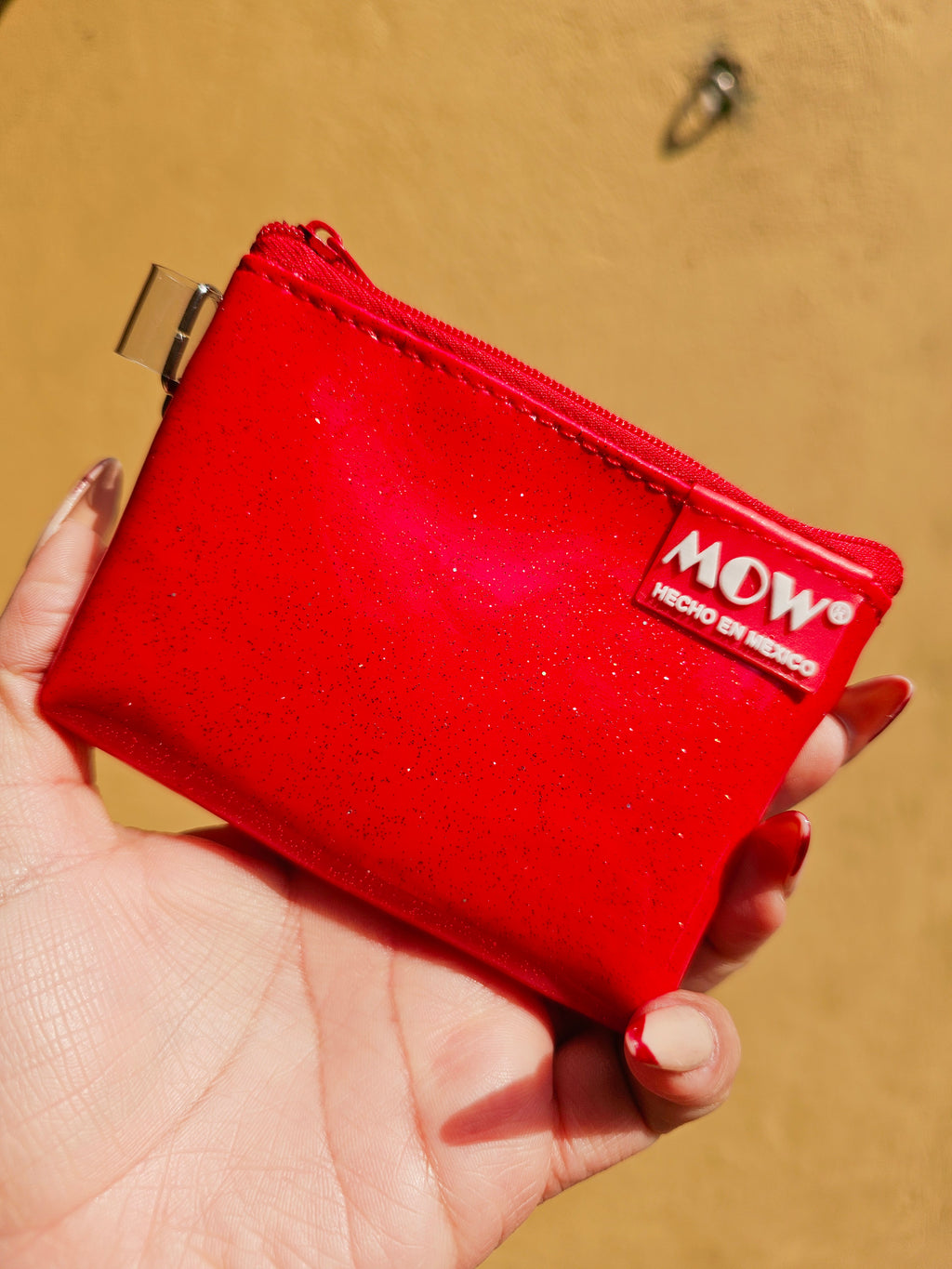 Monedero Neo Rojo Glitter