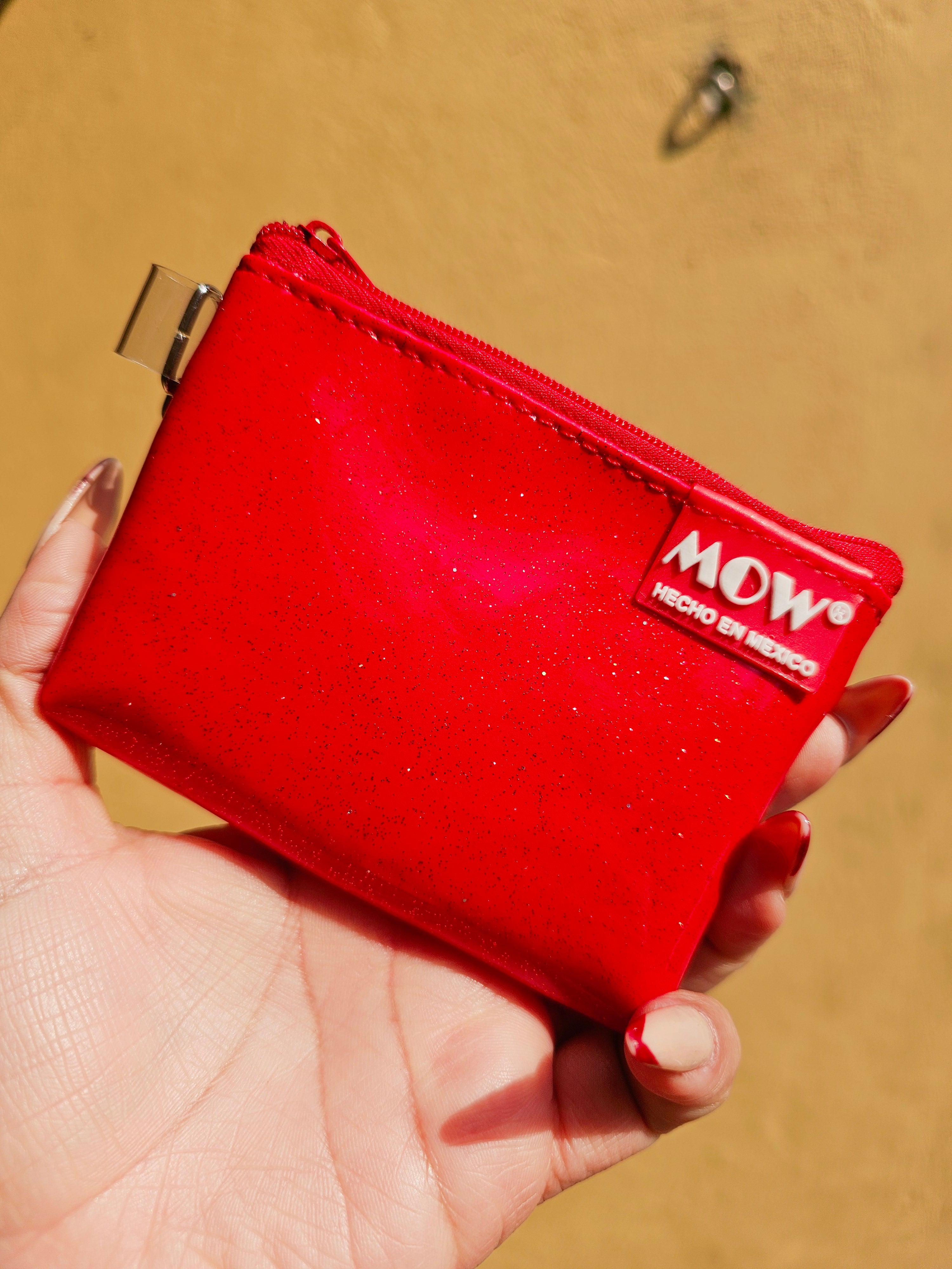 Monedero Neo Rojo Glitter