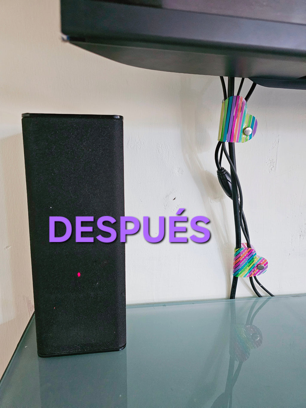 Clip de Cable GD Azul Margaritas