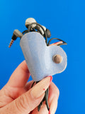 Clip de Cable CH Azul Glitter