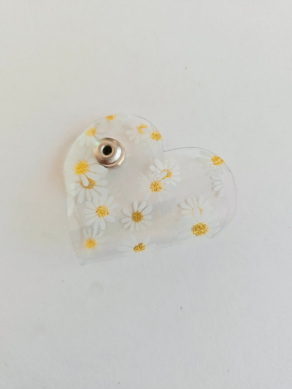 Clip de Cable CH Blanco Margaritas