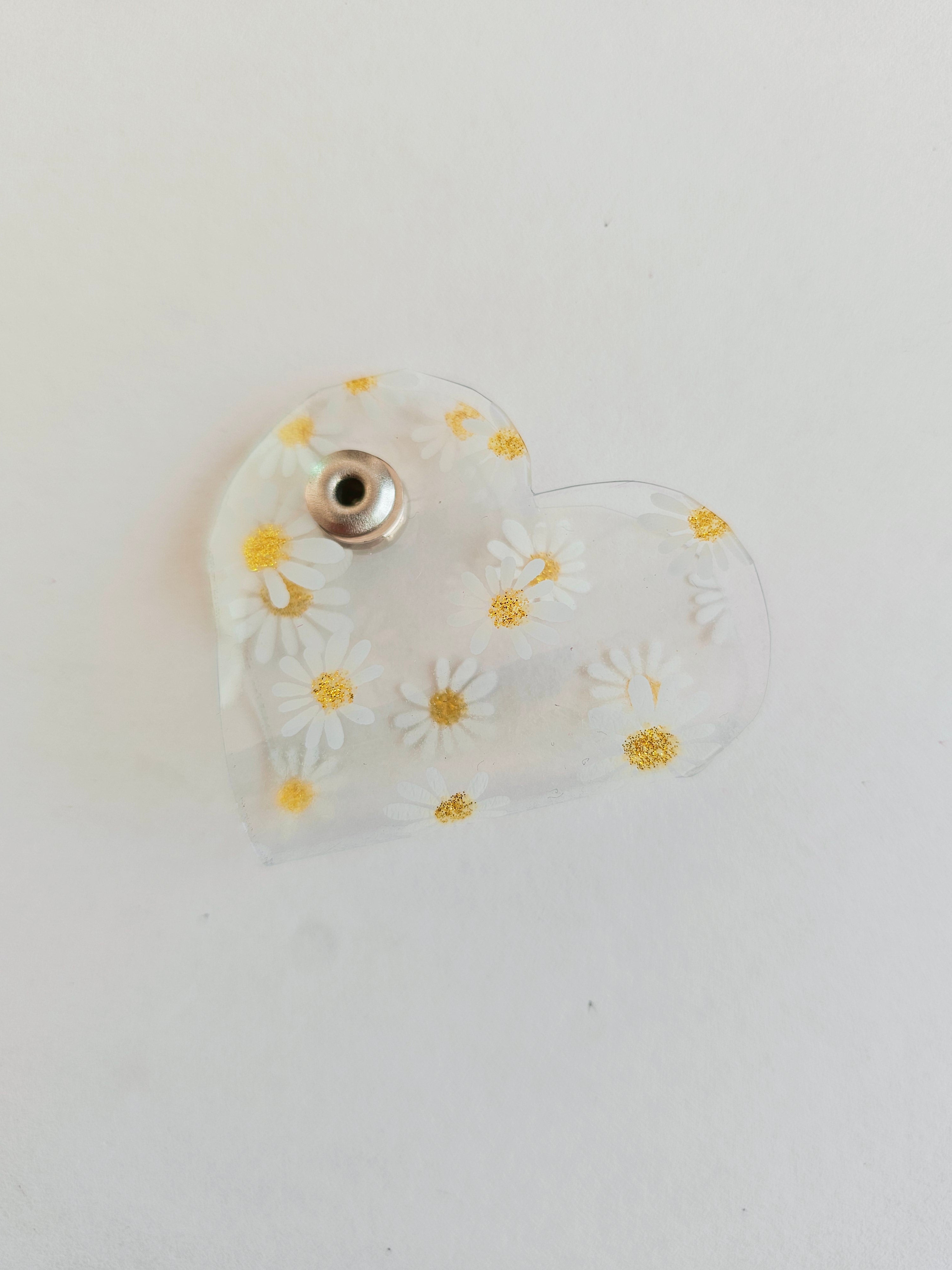 Clip de Cable CH Blanco Margaritas