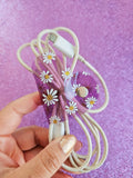 Clip de Cable GD Lila Margaritas