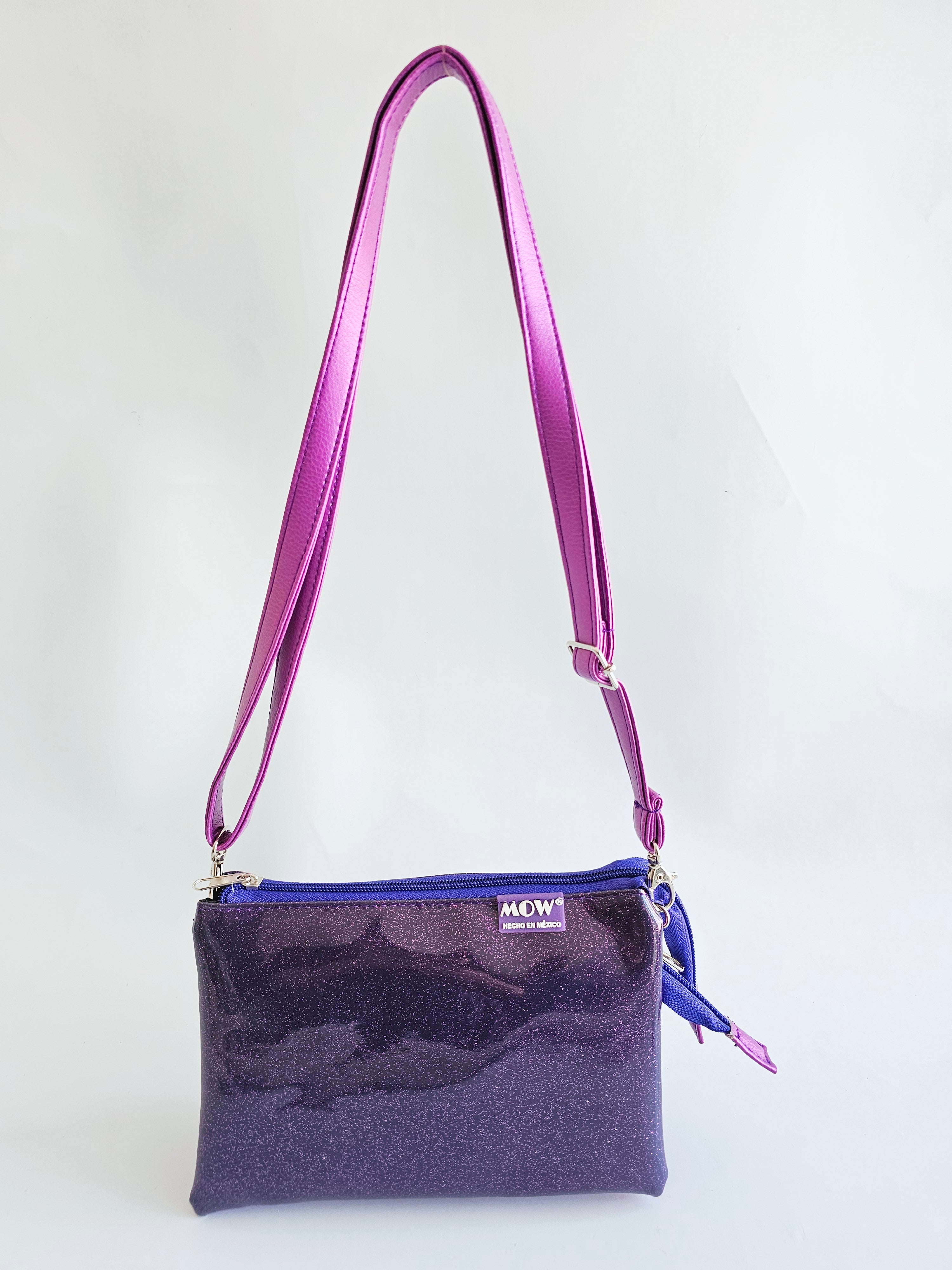 Bandolera Archer Morada Glitter