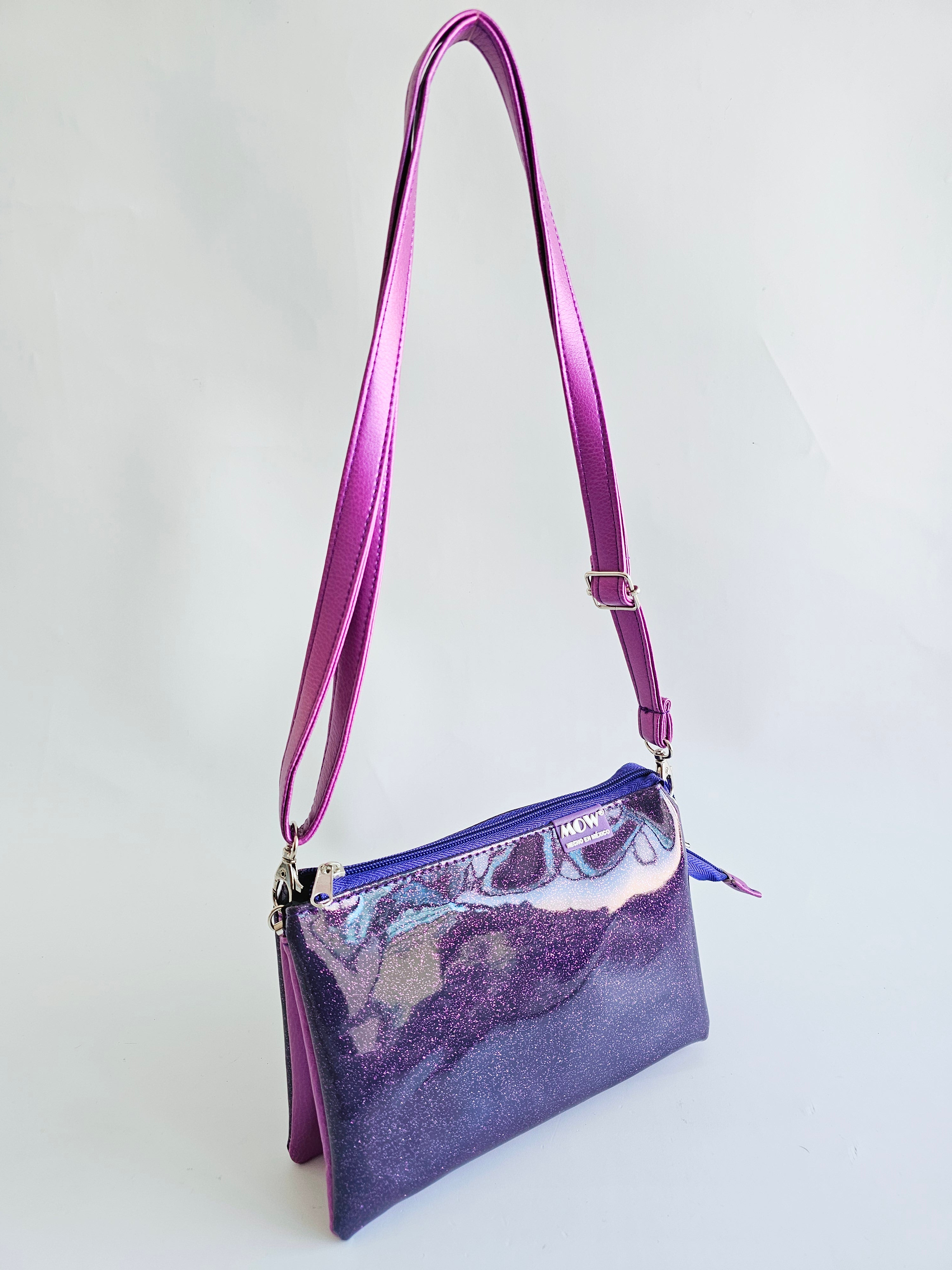 Bandolera Archer Morada Glitter