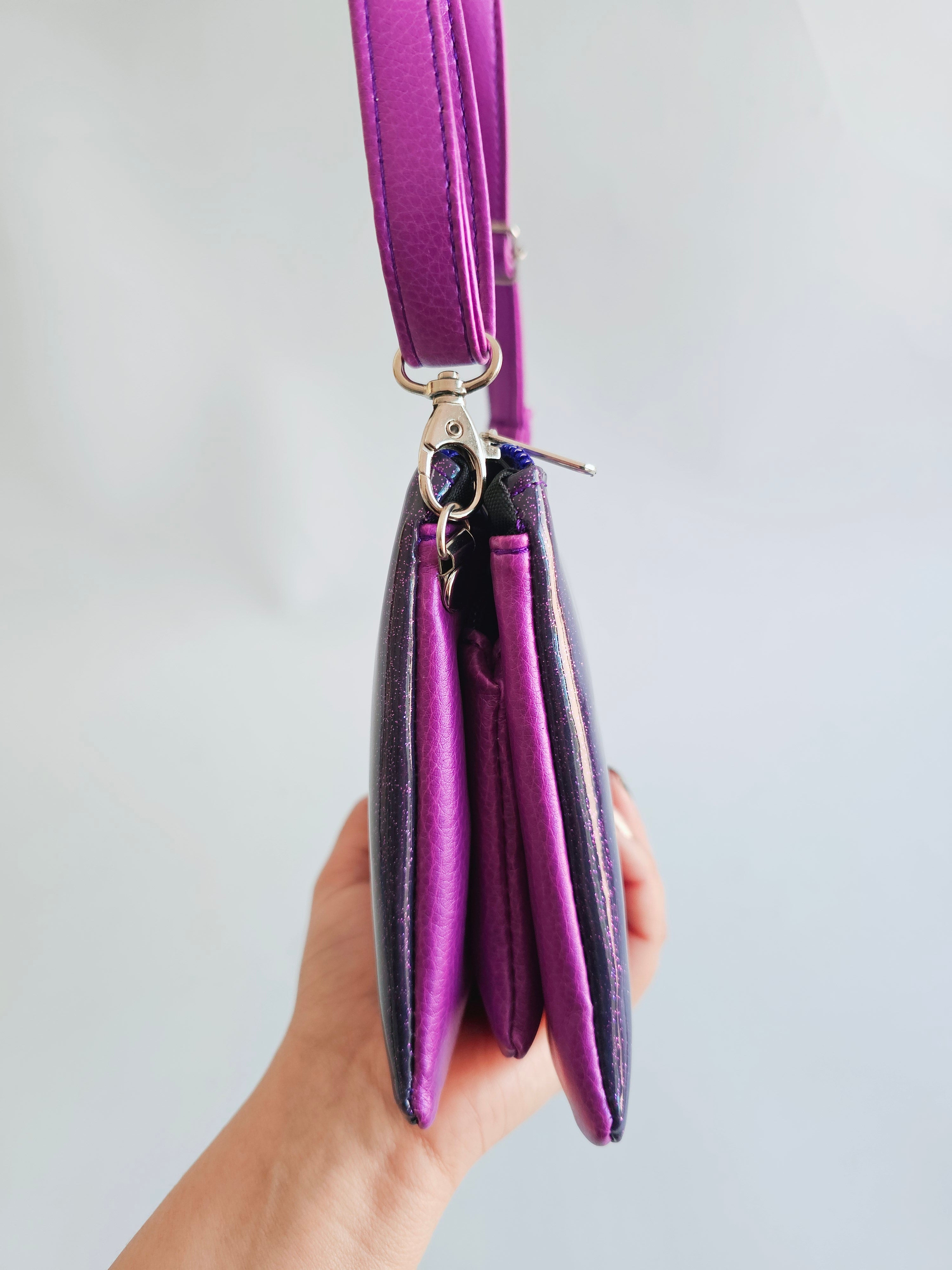 Bandolera Archer Morada Glitter