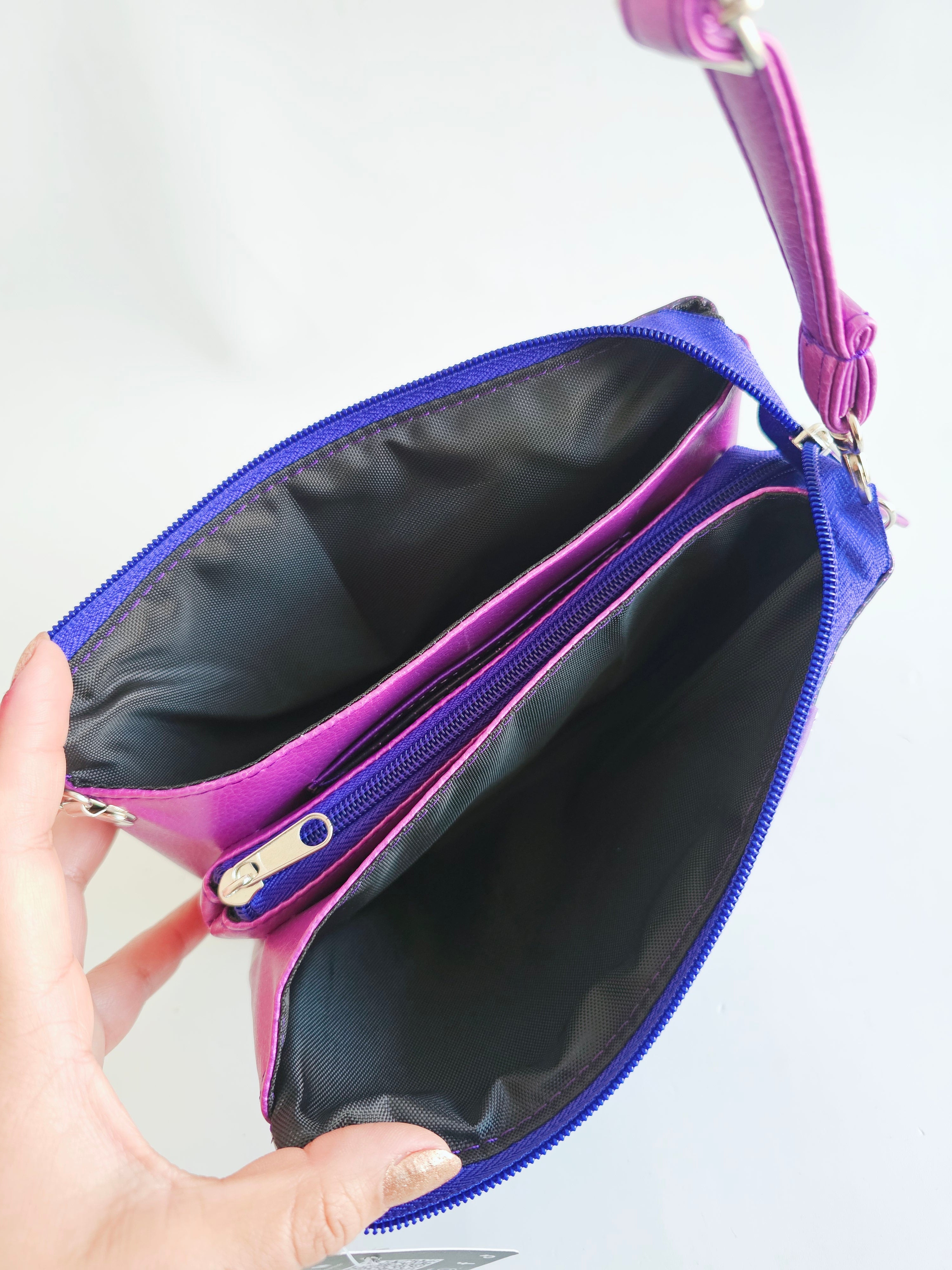 Bandolera Archer Morada Glitter