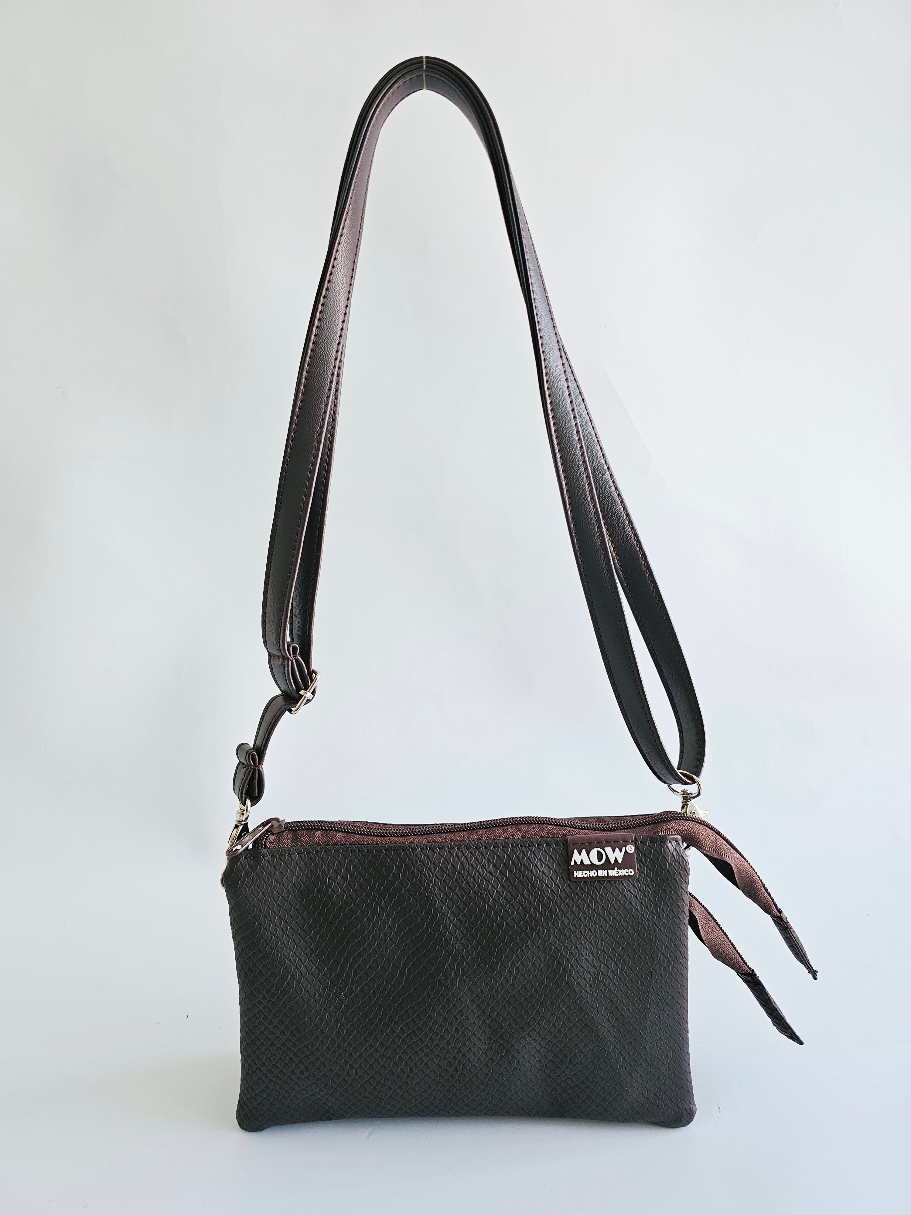 Bandolera Archer Café Oscuro