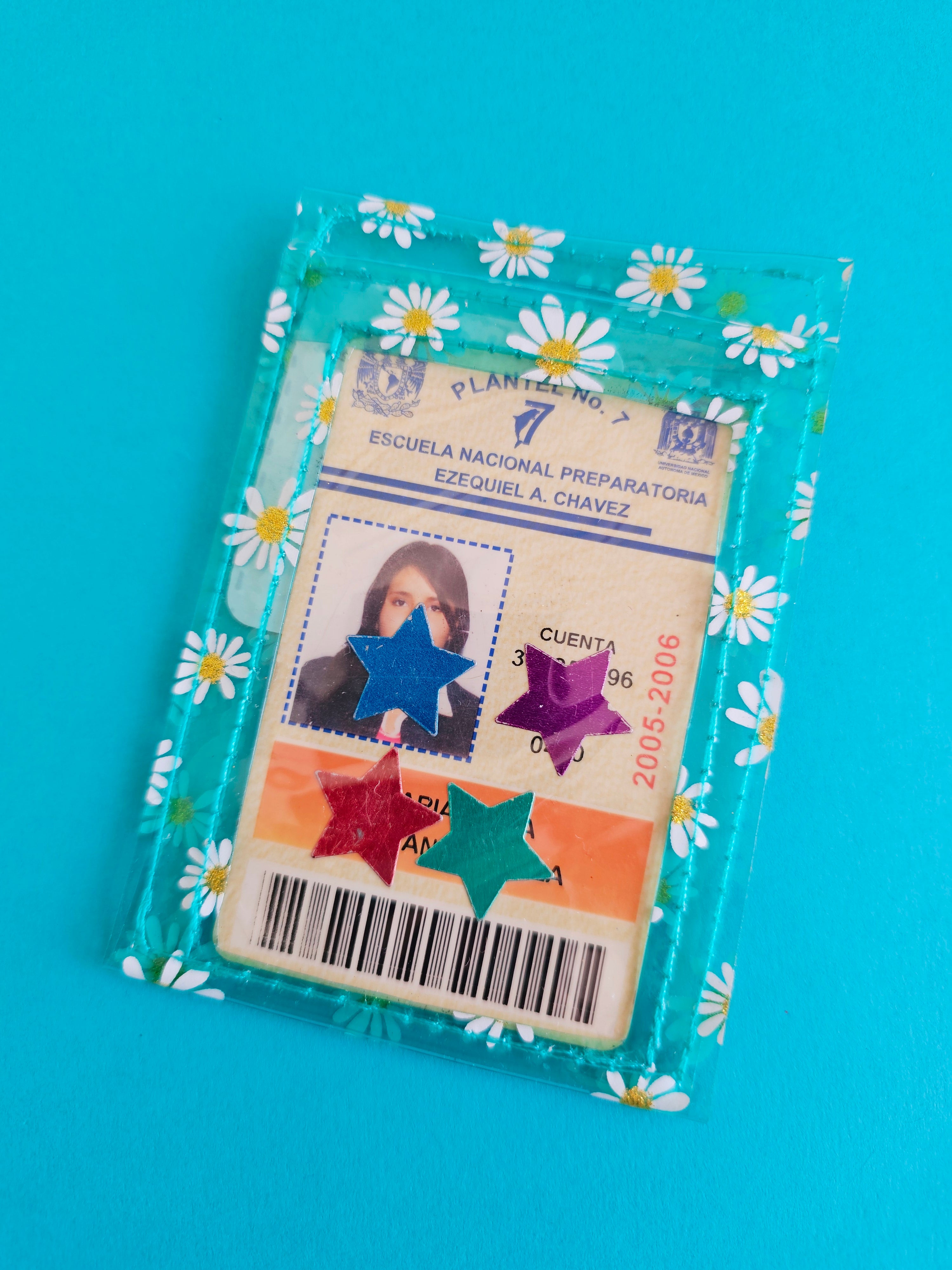 P. Credencial Vertical Aqua Margaritas