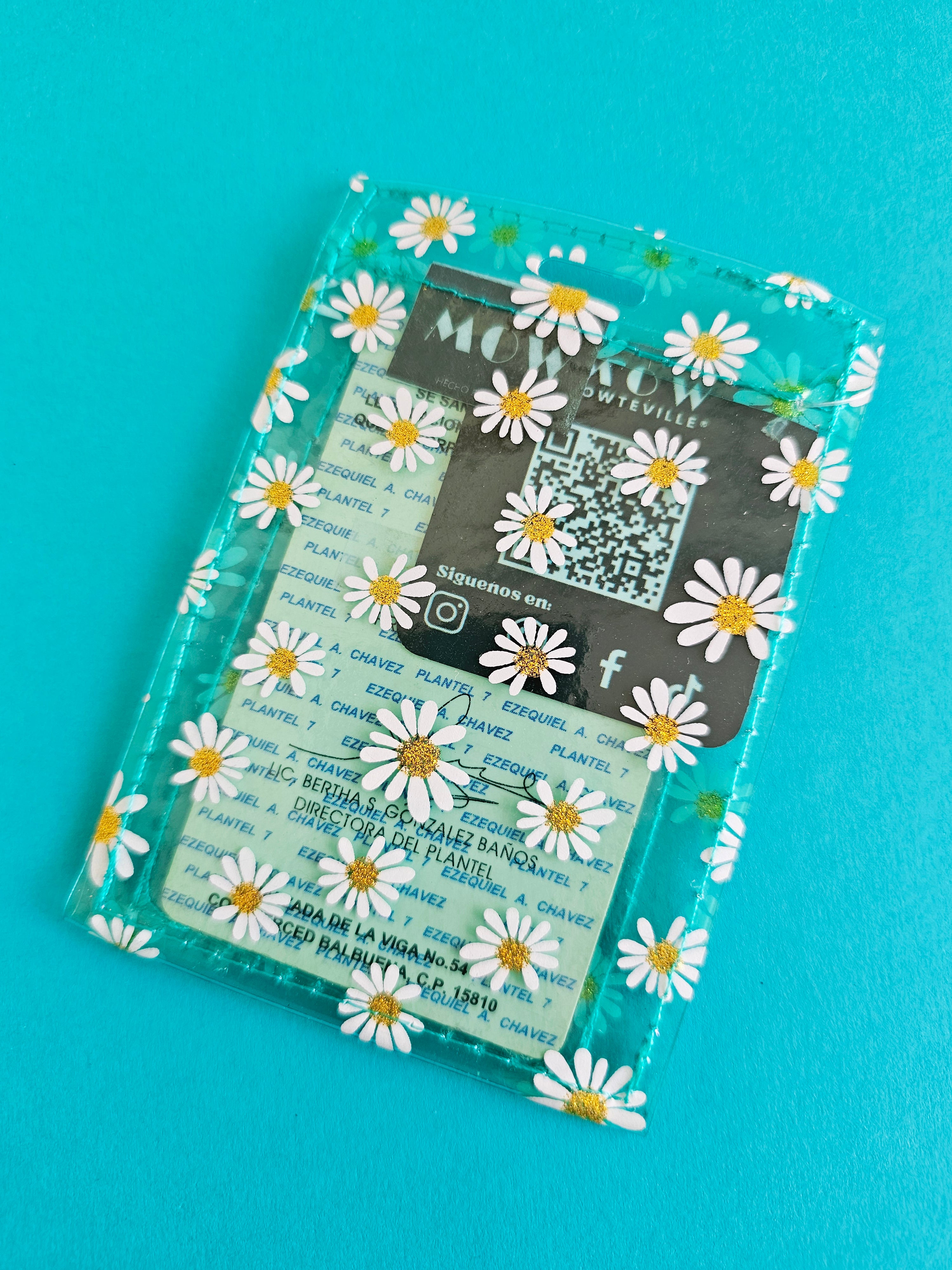 P. Credencial Vertical Aqua Margaritas