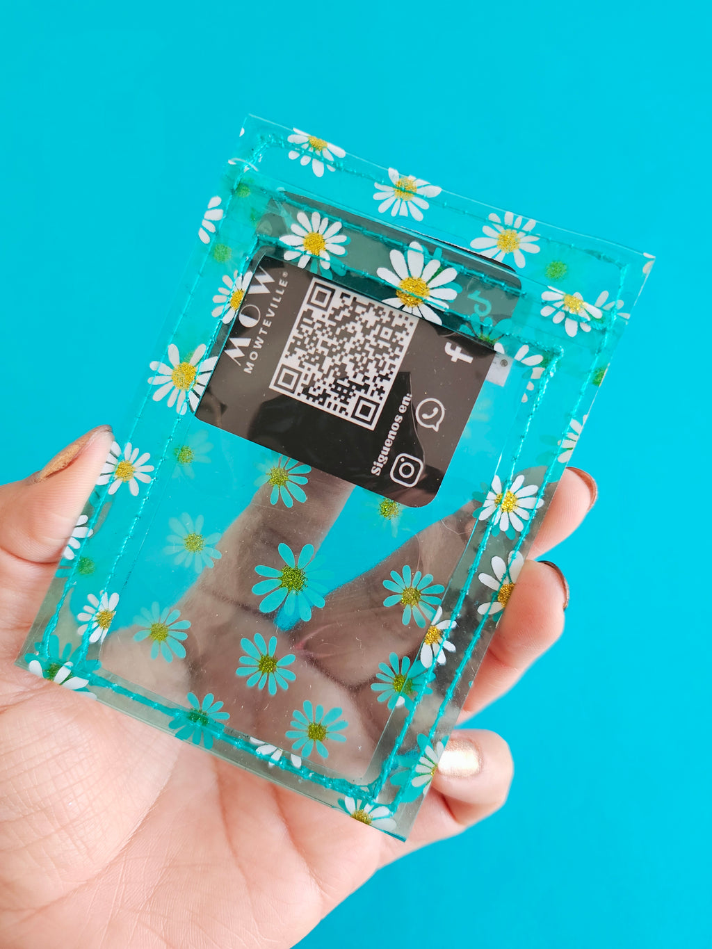 P. Credencial Vertical Aqua Margaritas