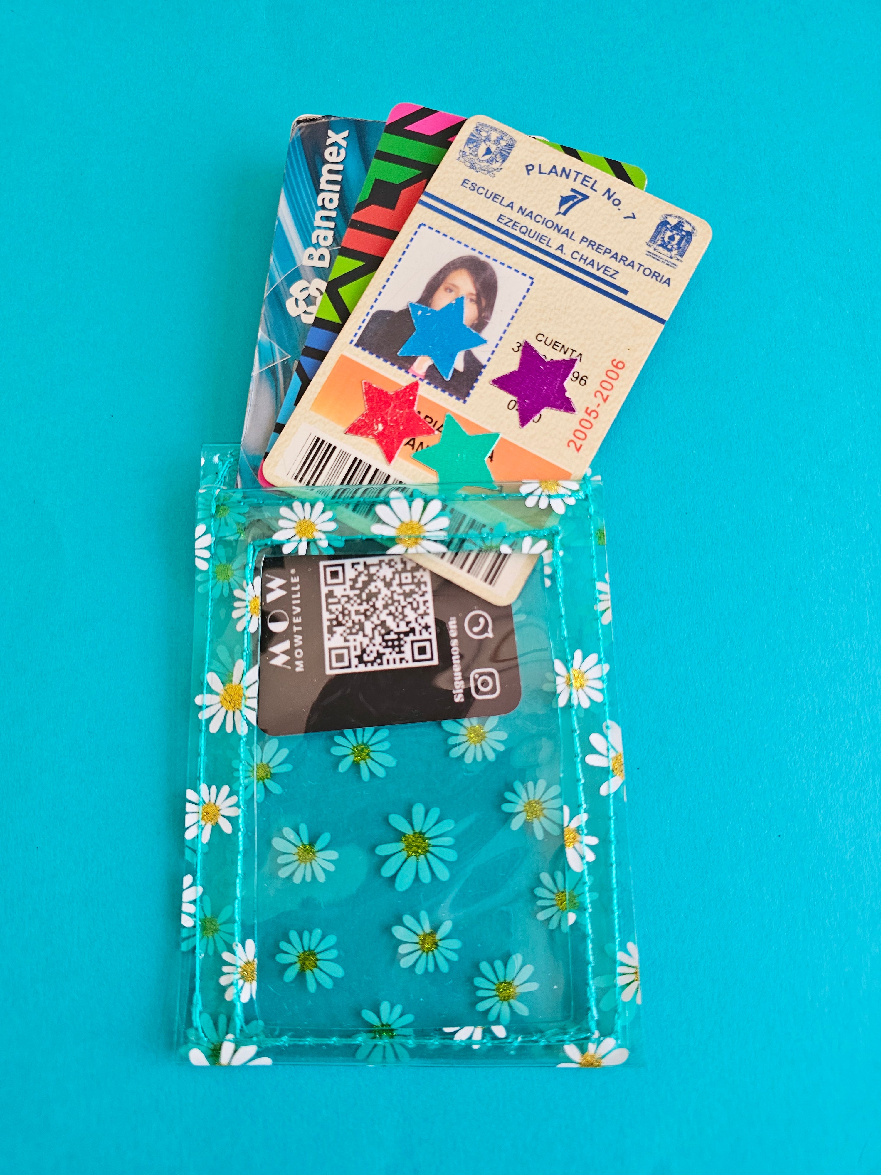 P. Credencial Vertical Aqua Margaritas