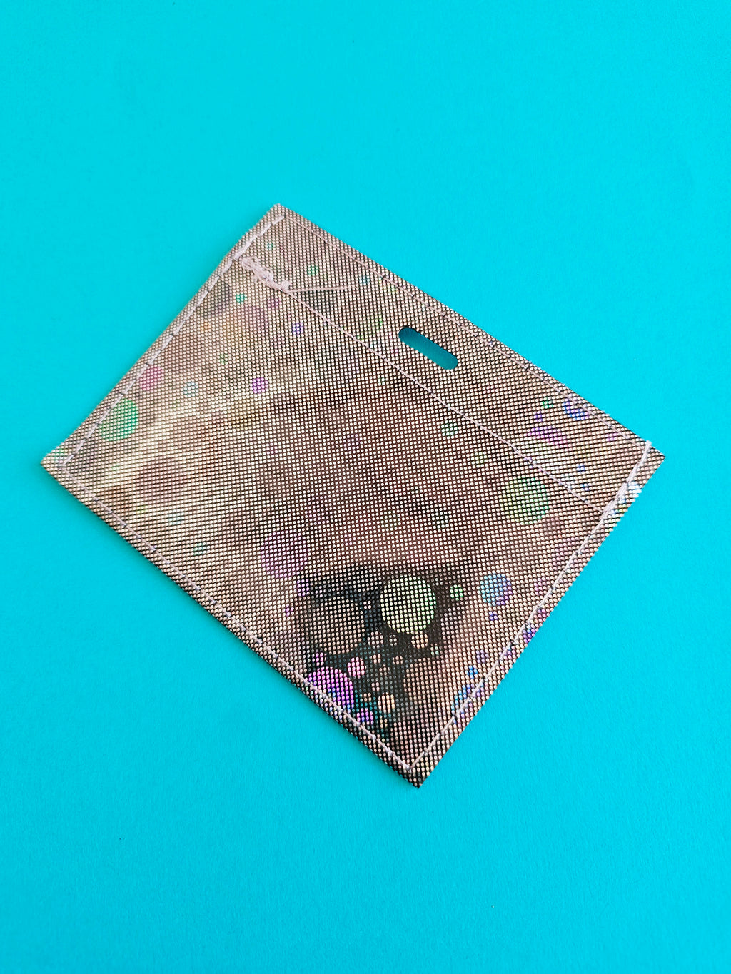 P. Credencial Horizontal Dots Gris