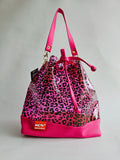 Bolso Bejeweled Rosa Leopardo