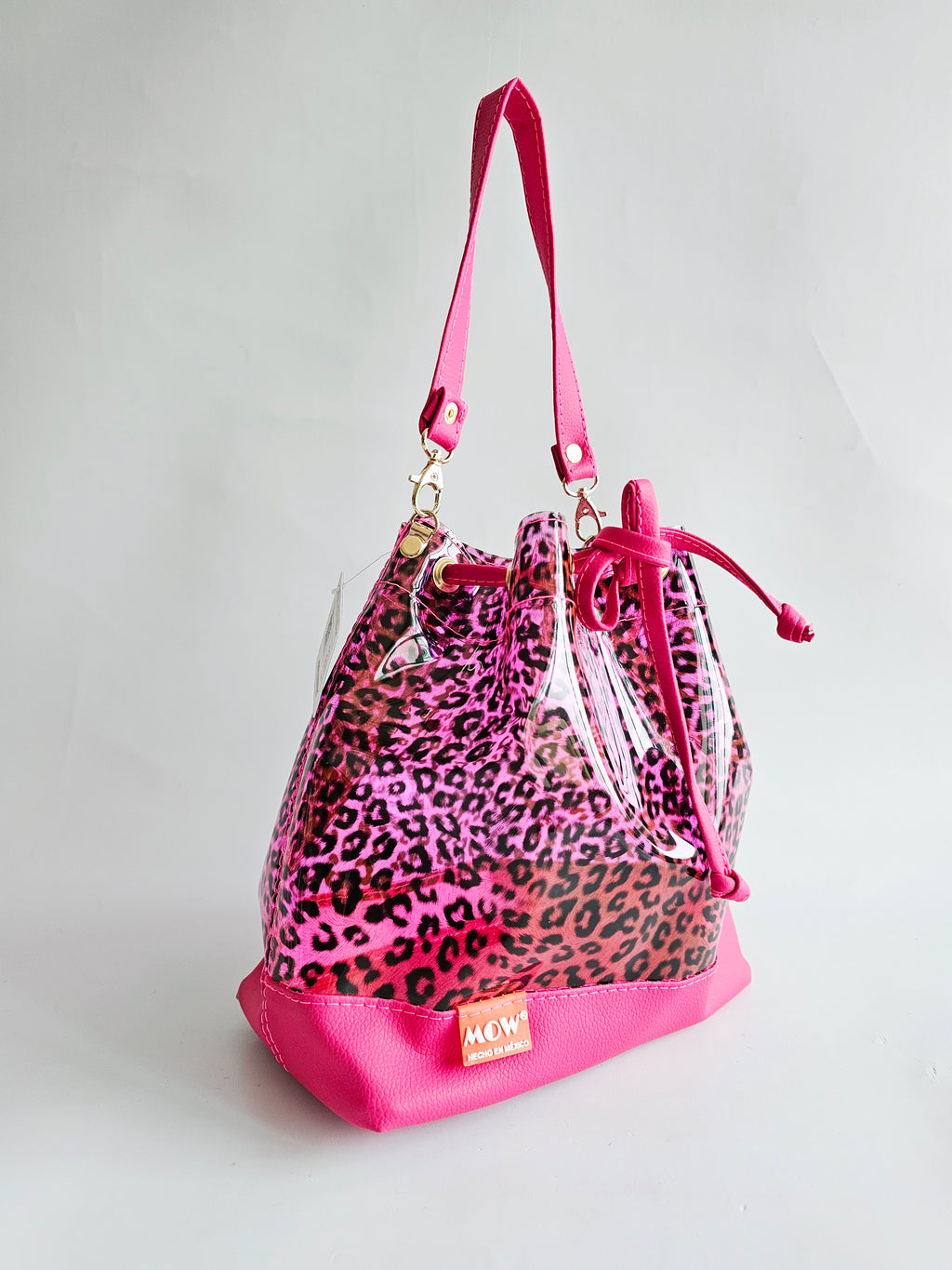 Bolso Bejeweled Rosa Leopardo
