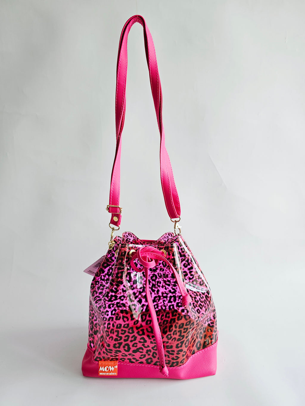Bolso Bejeweled Rosa Leopardo