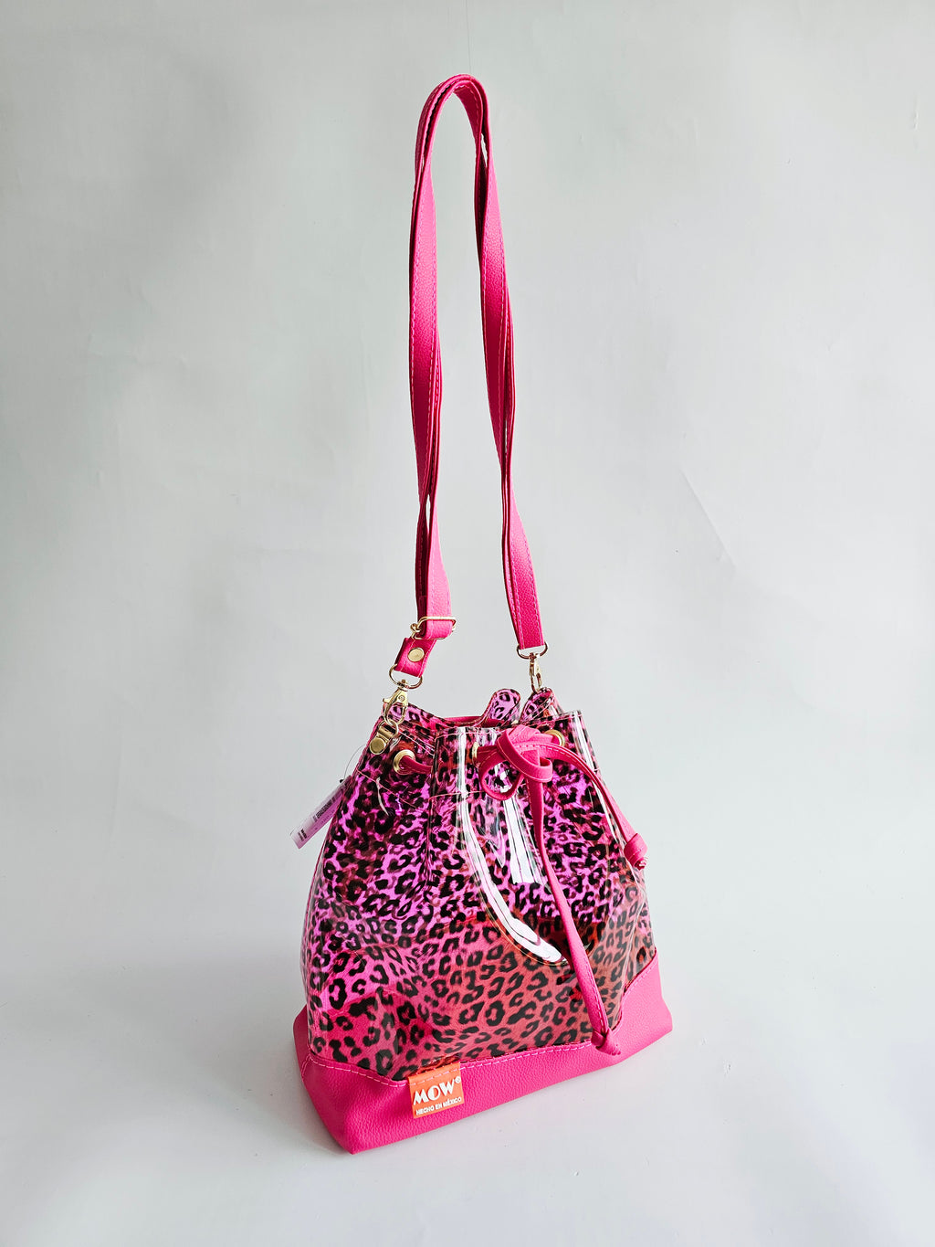 Bolso Bejeweled Rosa Leopardo