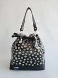 Bolso Bejeweled Negro Margaritas