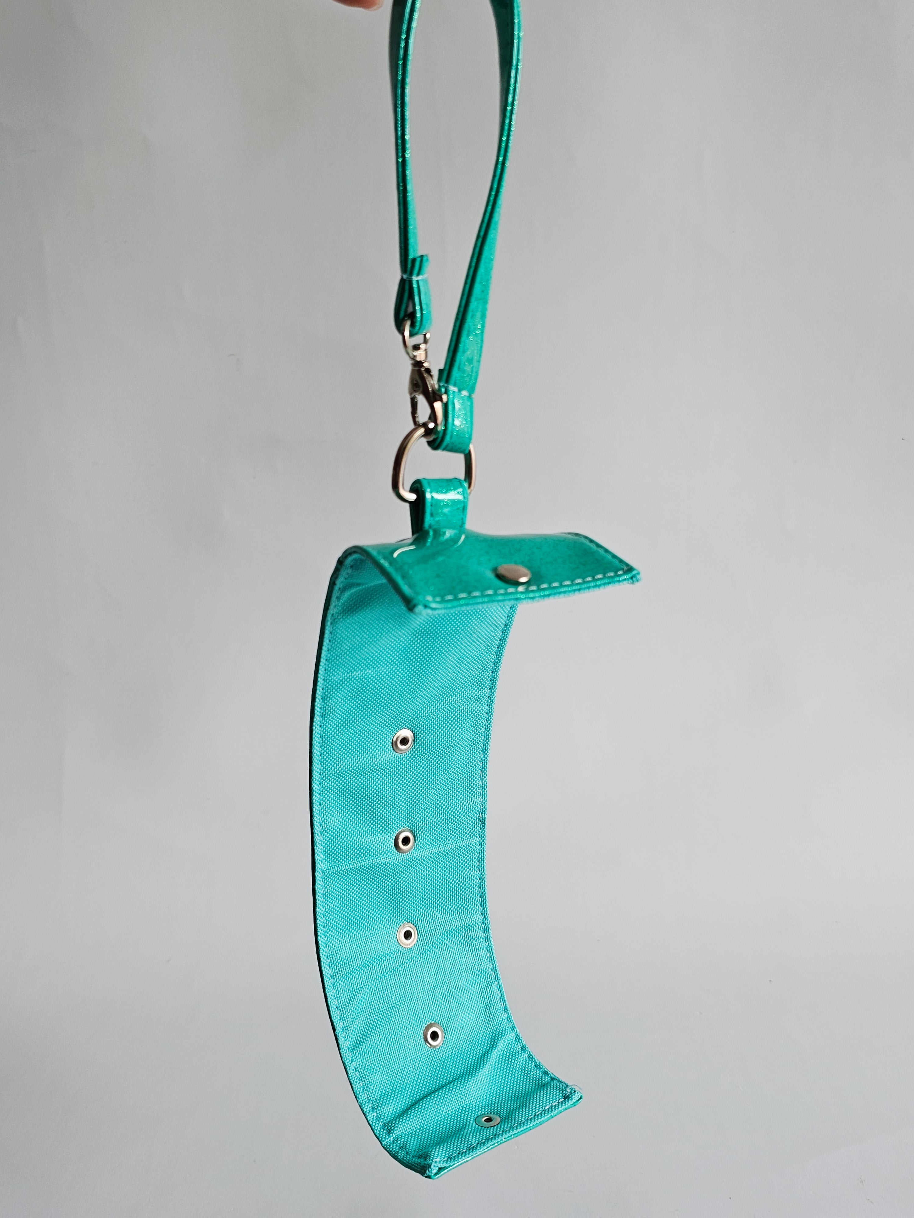 Clip de Ropa Verde Glitter