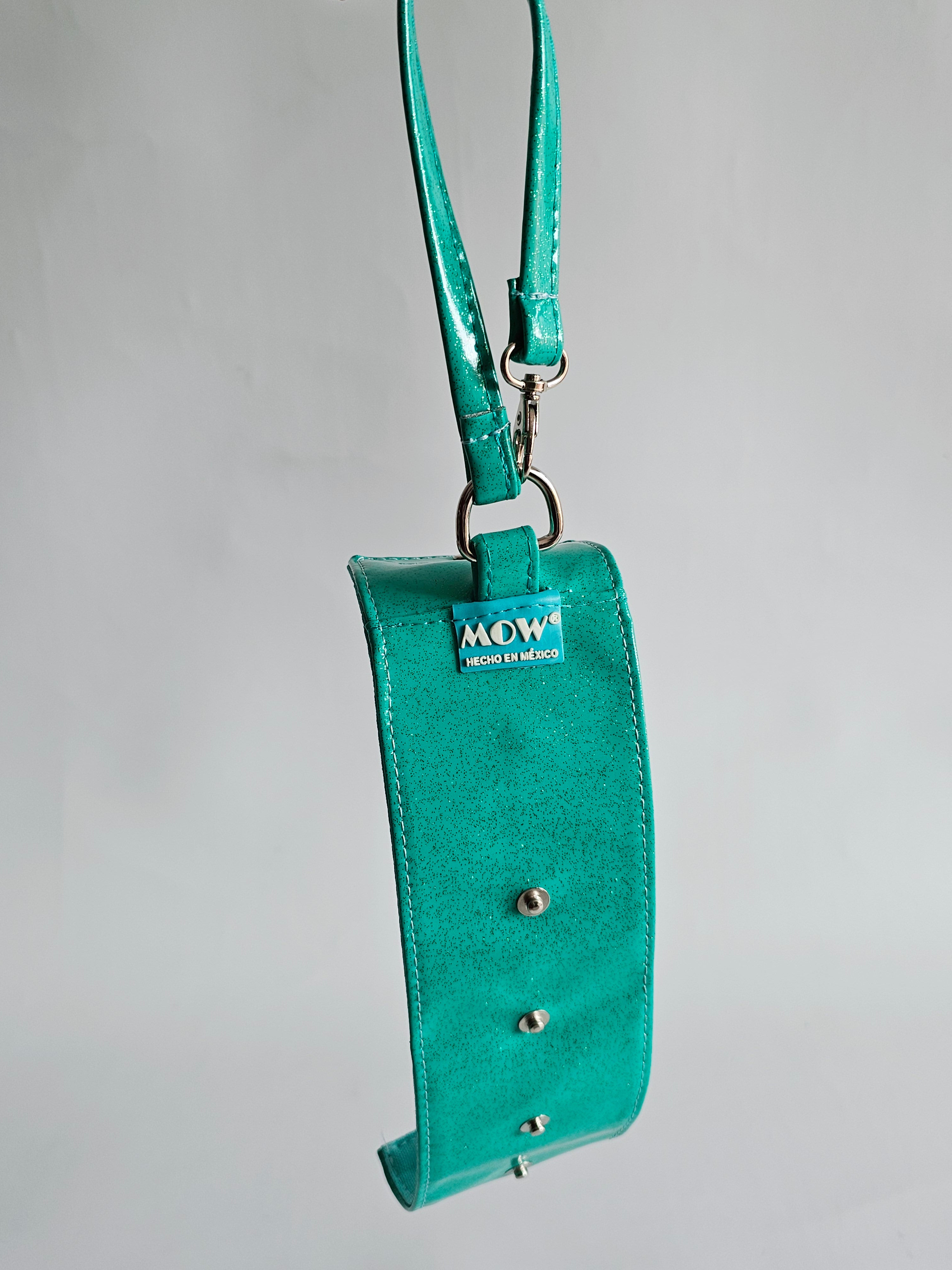Clip de Ropa Verde Glitter