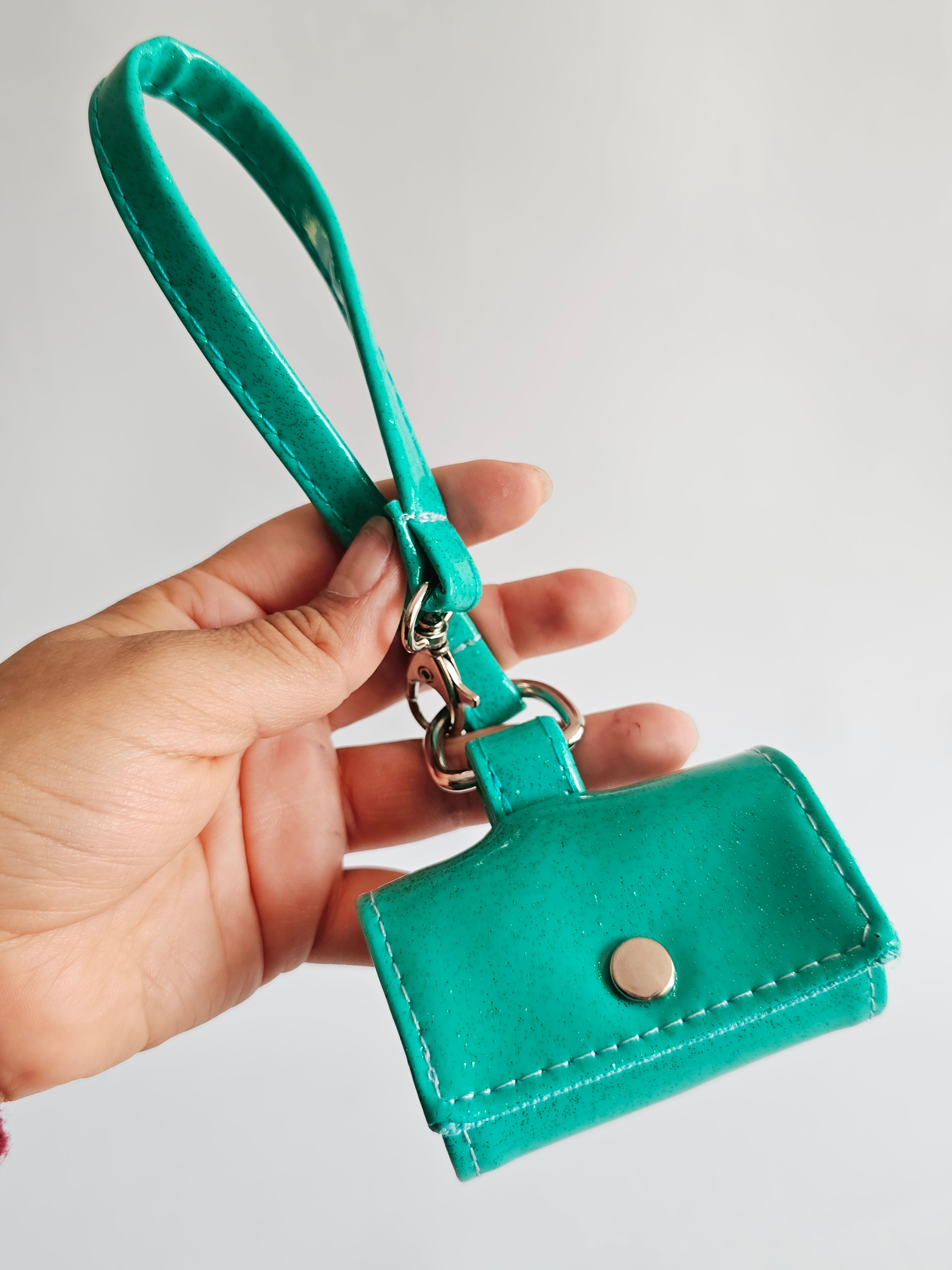 Clip de Ropa Verde Glitter