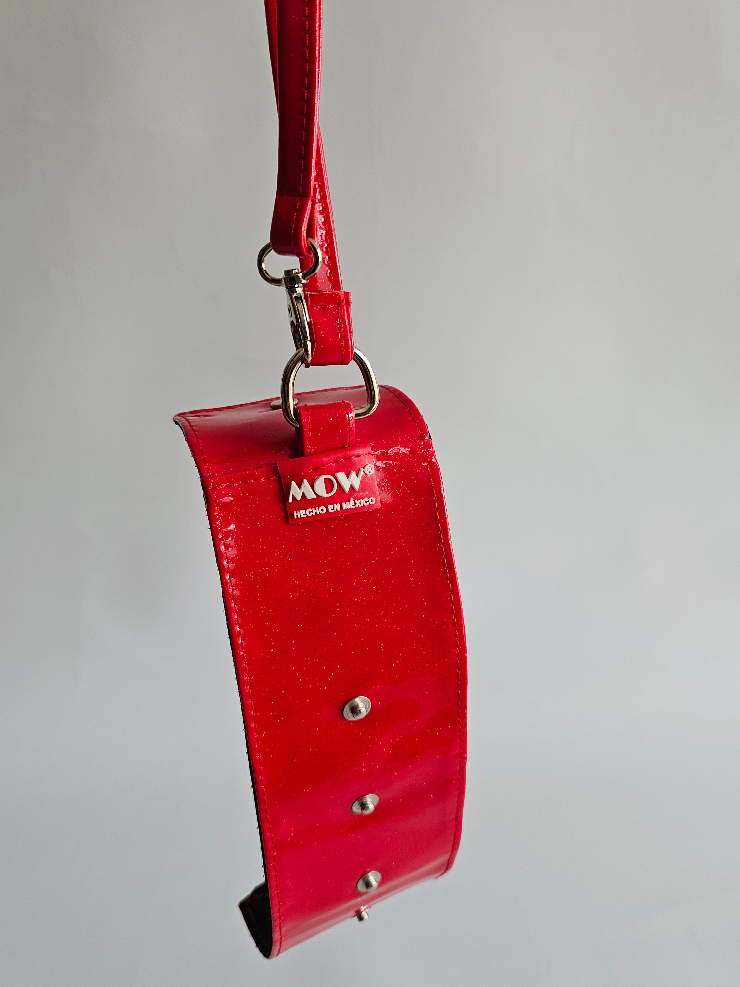 Clip de Ropa Rojo Glitter