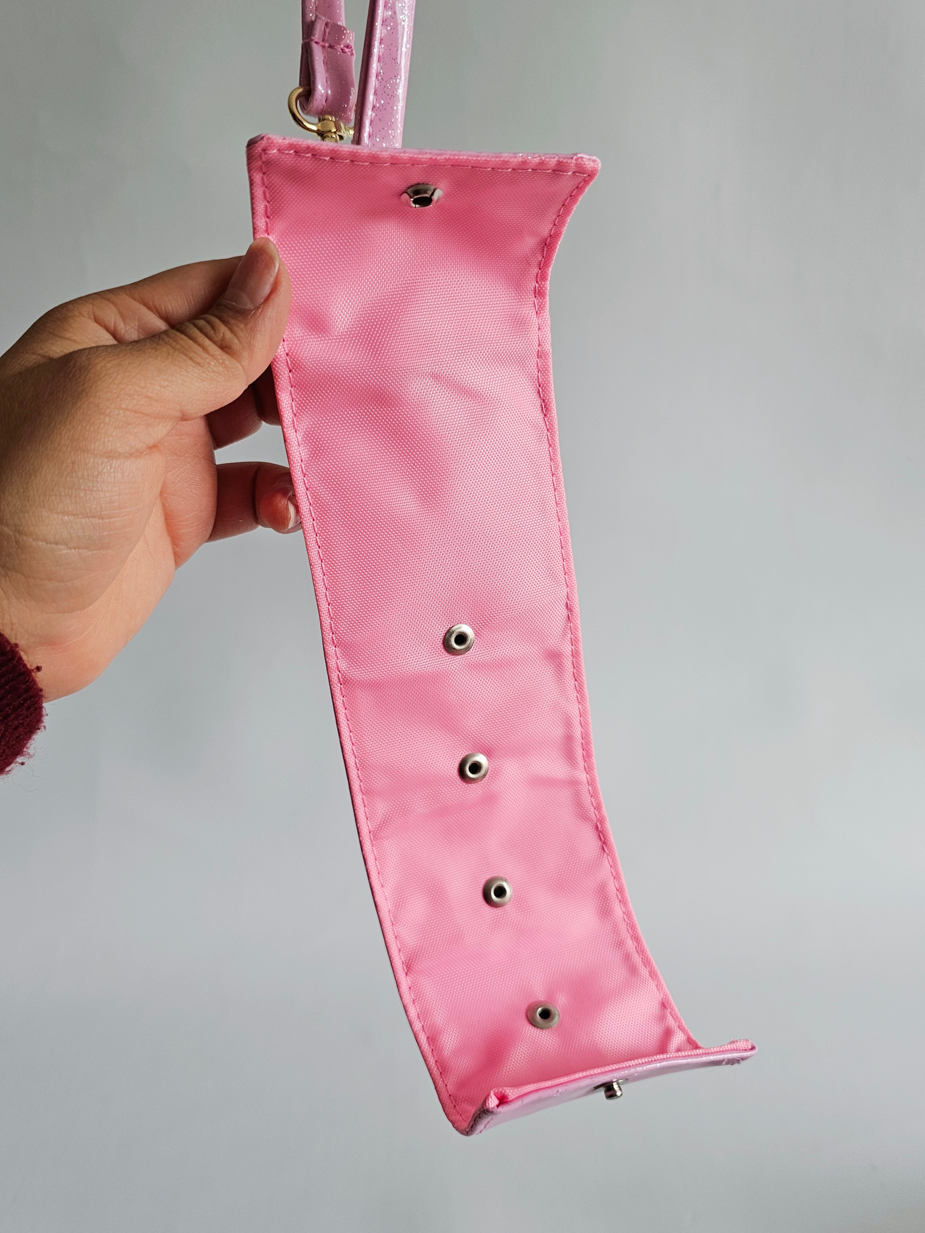 Clip de Ropa Rosa Glitter