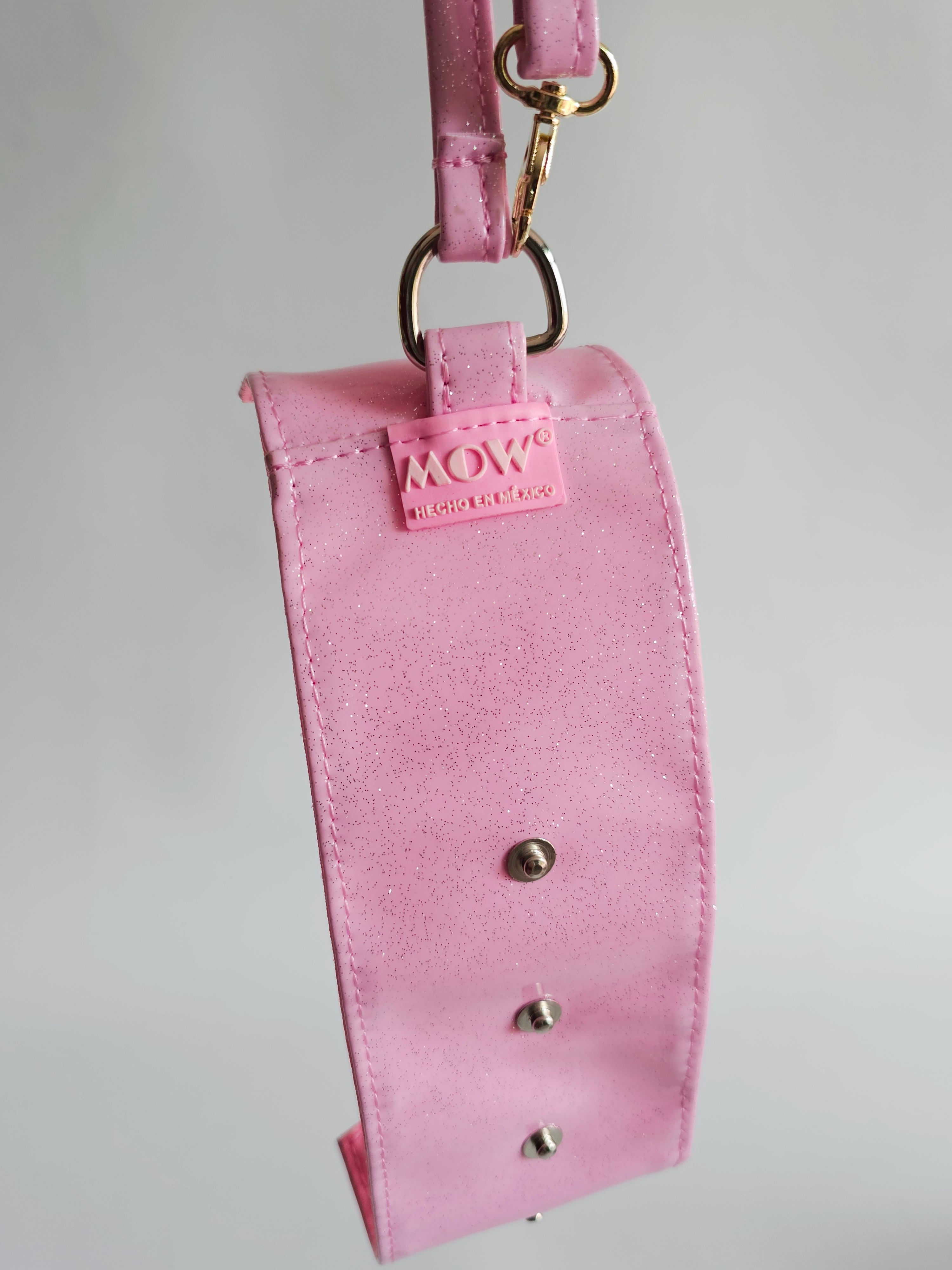 Clip de Ropa Rosa Glitter