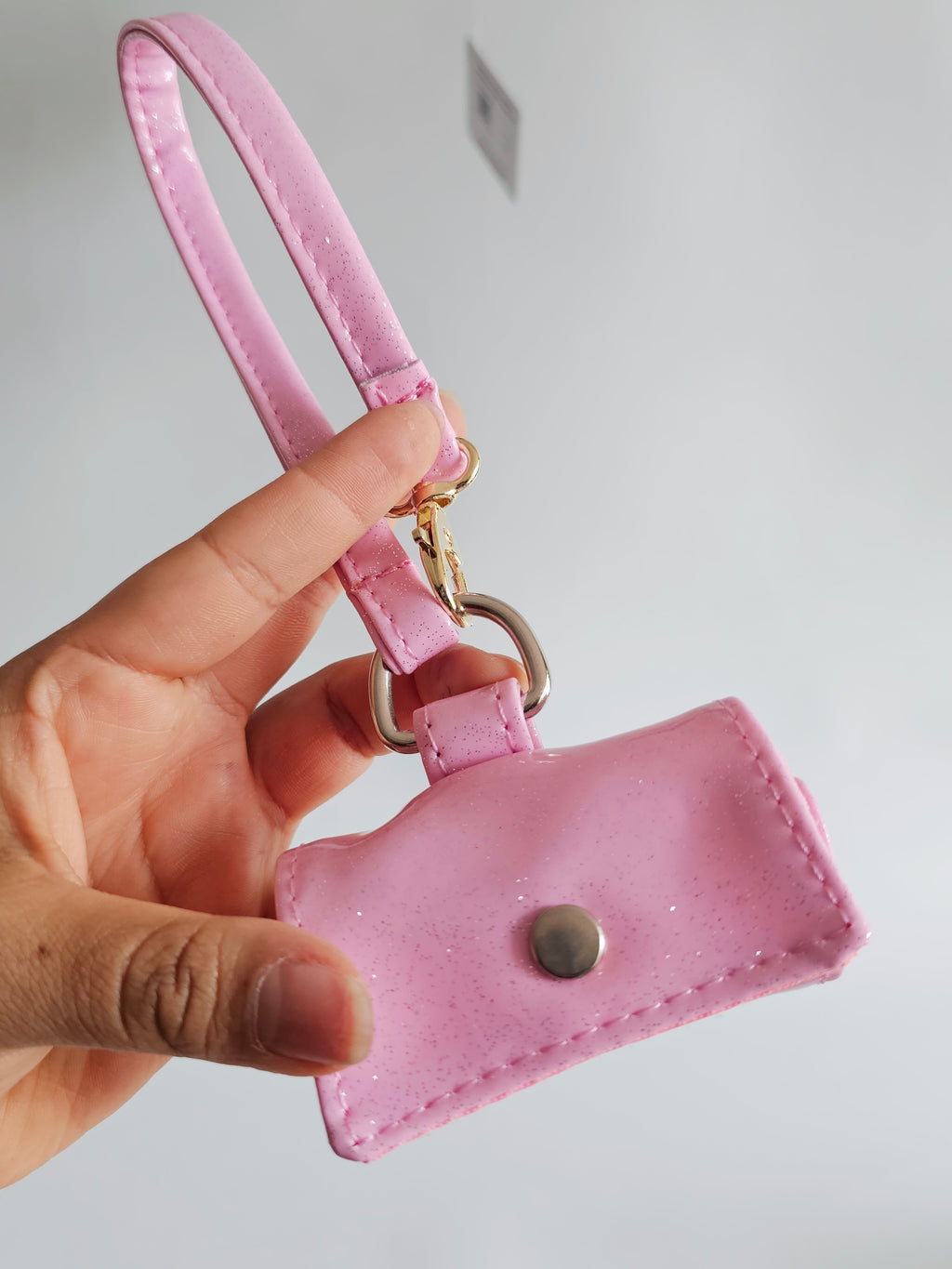 Clip de Ropa Rosa Glitter