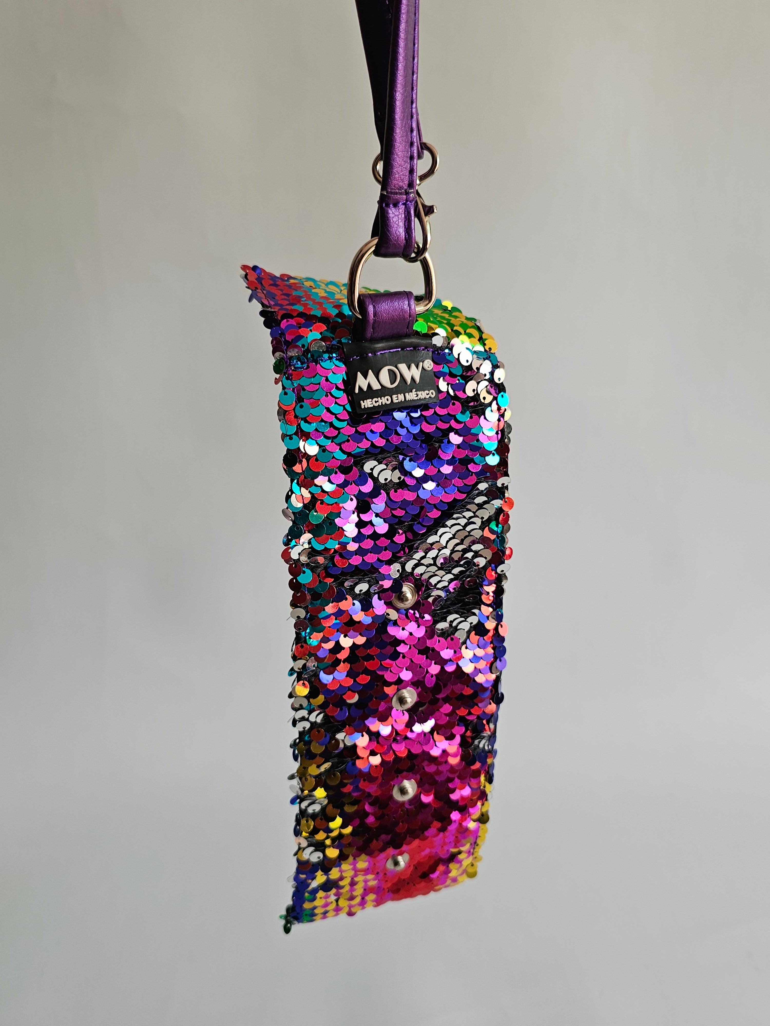 Clip de Ropa Lentejuela Arcoiris