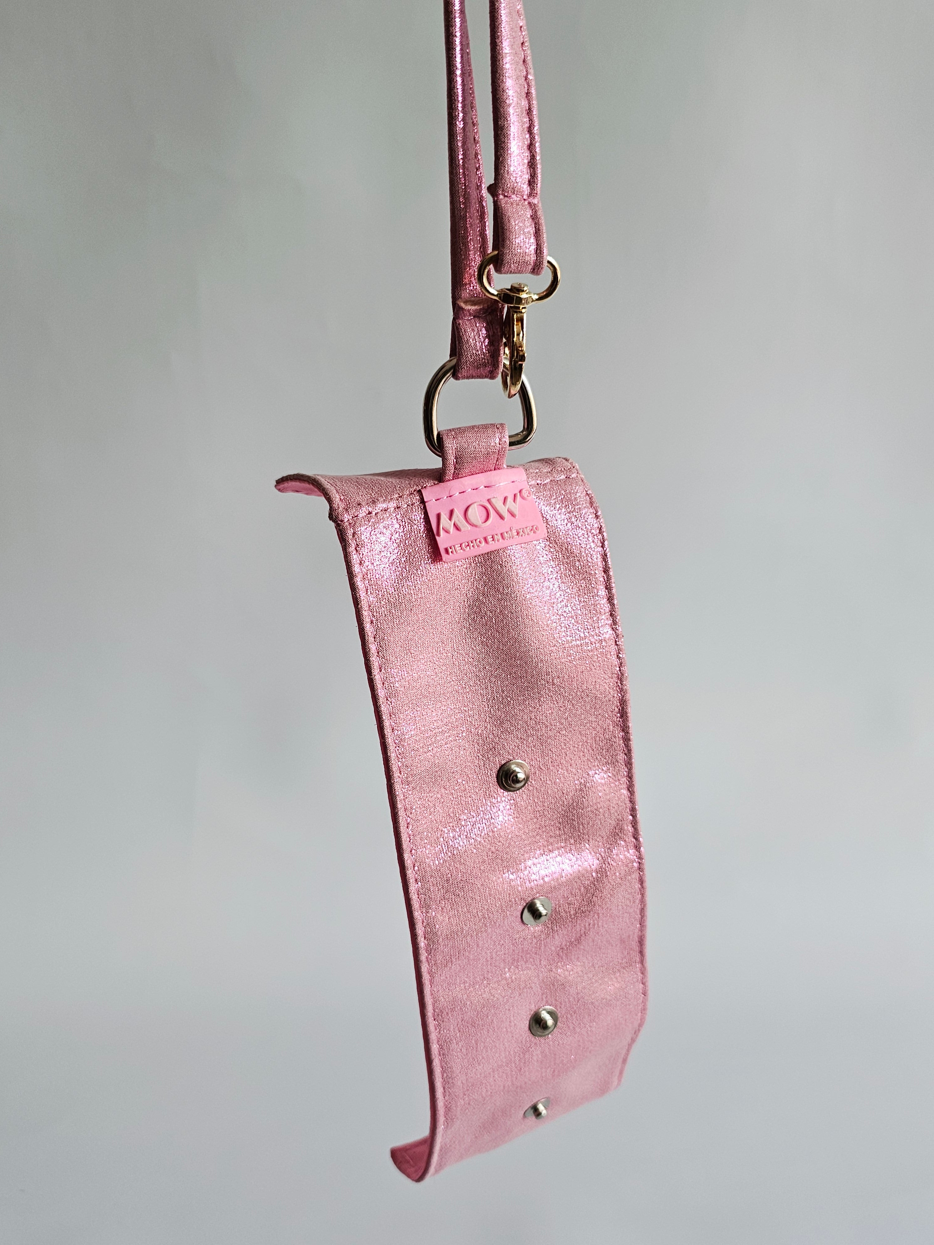 Clip de Ropa Rosa Glitter