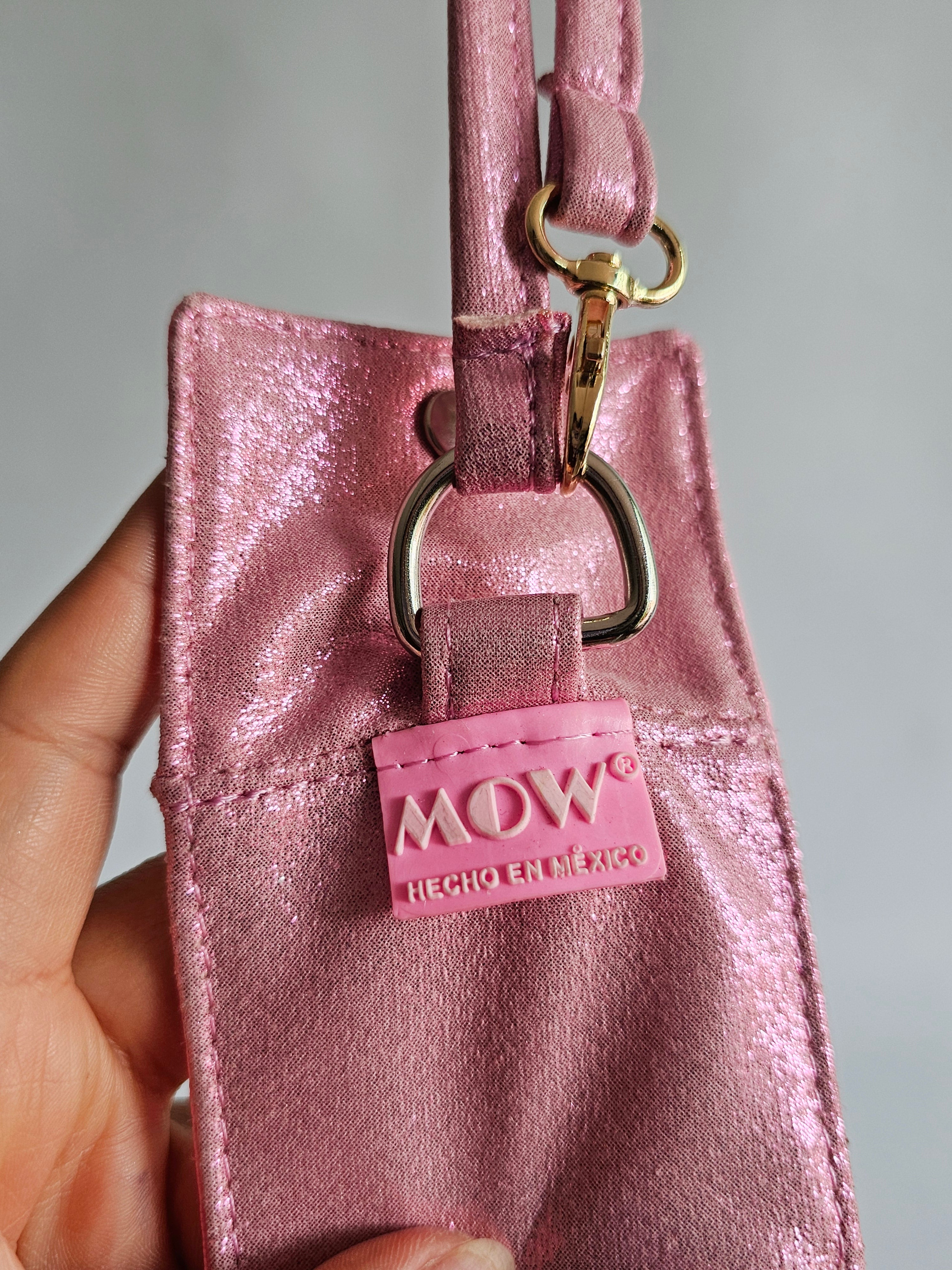 Clip de Ropa Rosa Glitter
