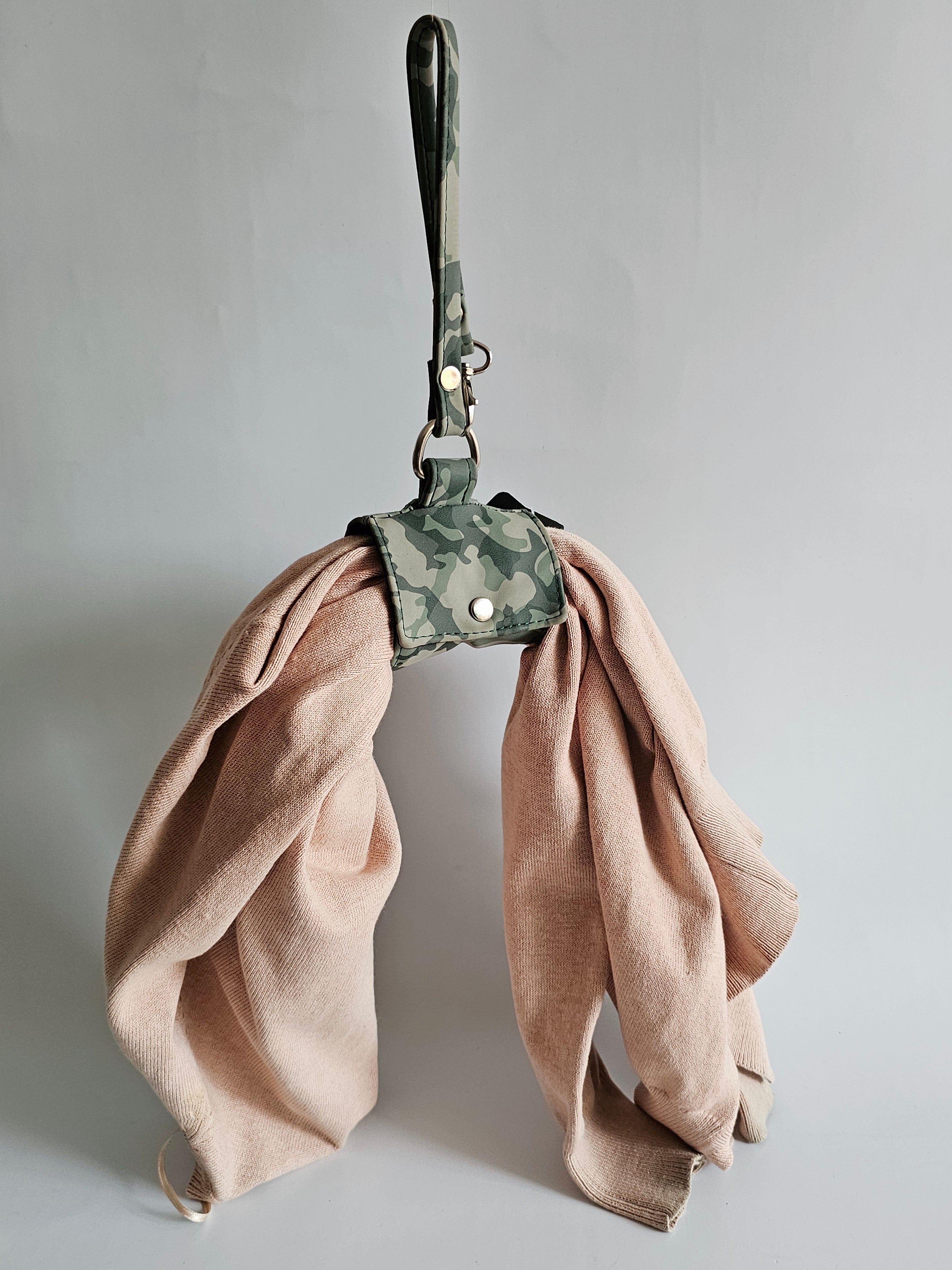 Clip de Ropa Verde Camuflaje