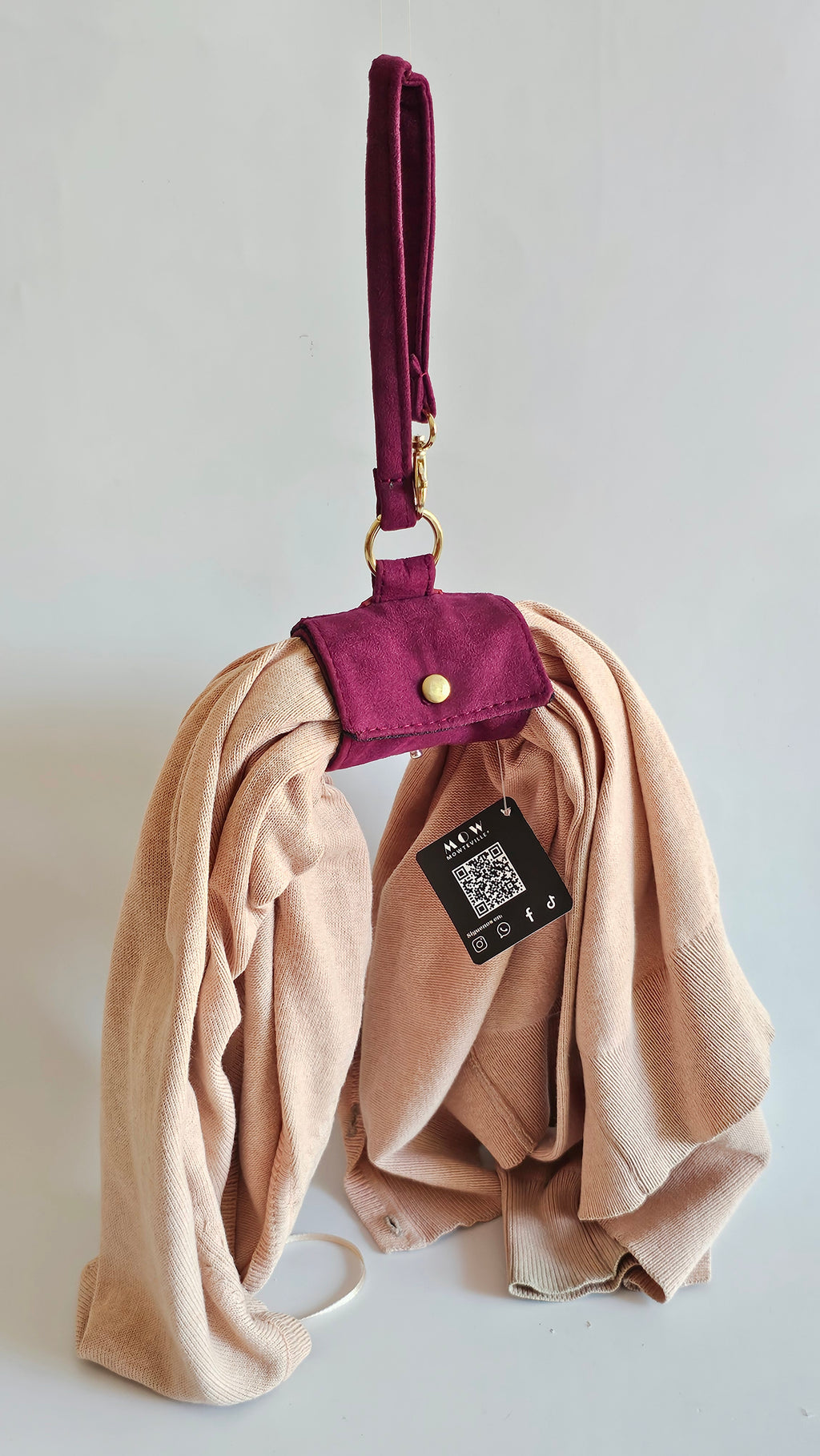 Clip de Ropa Vino Liso