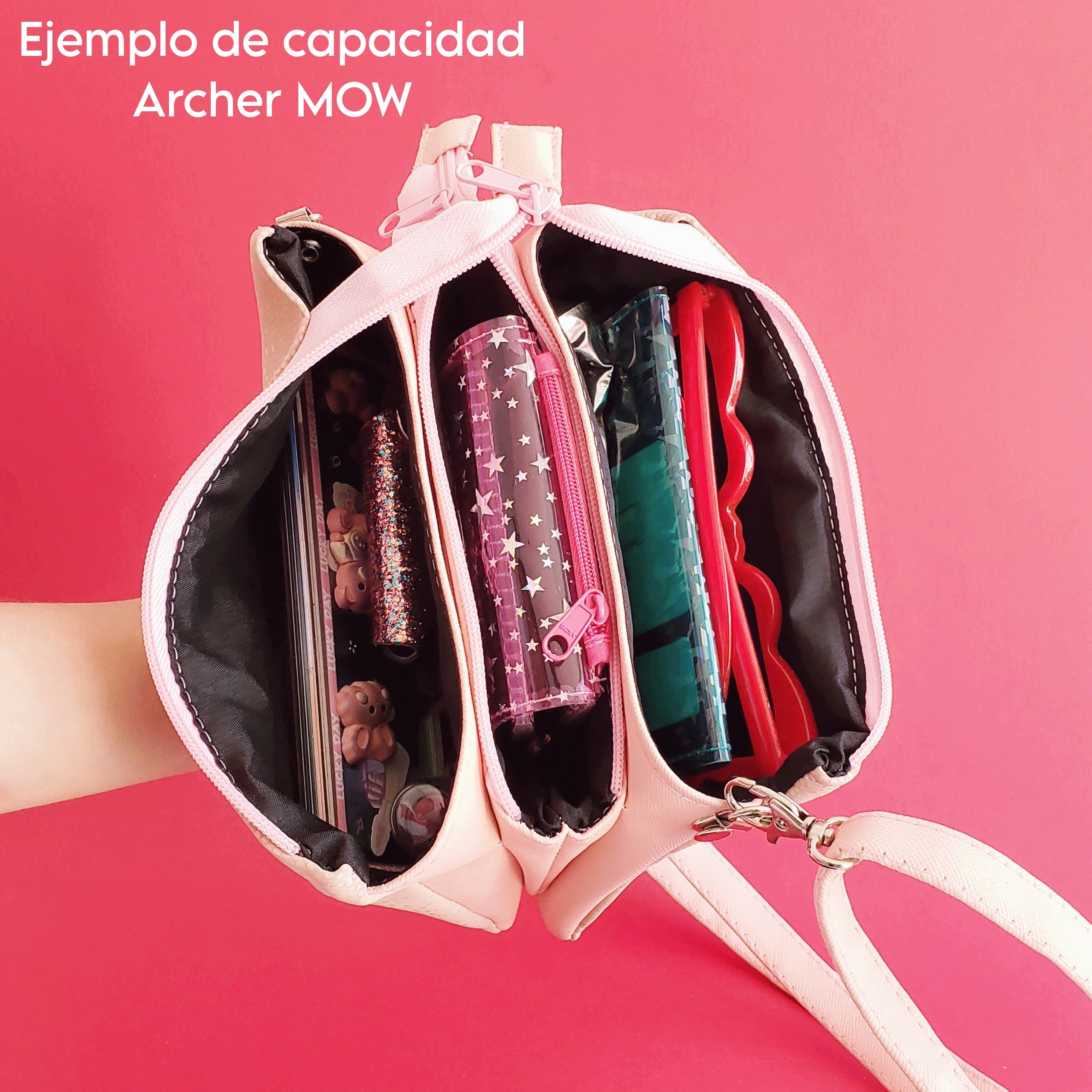 Bandolera Archer Morada Glitter