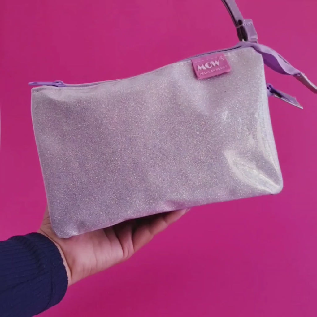 Bandolera Archer Morada Glitter